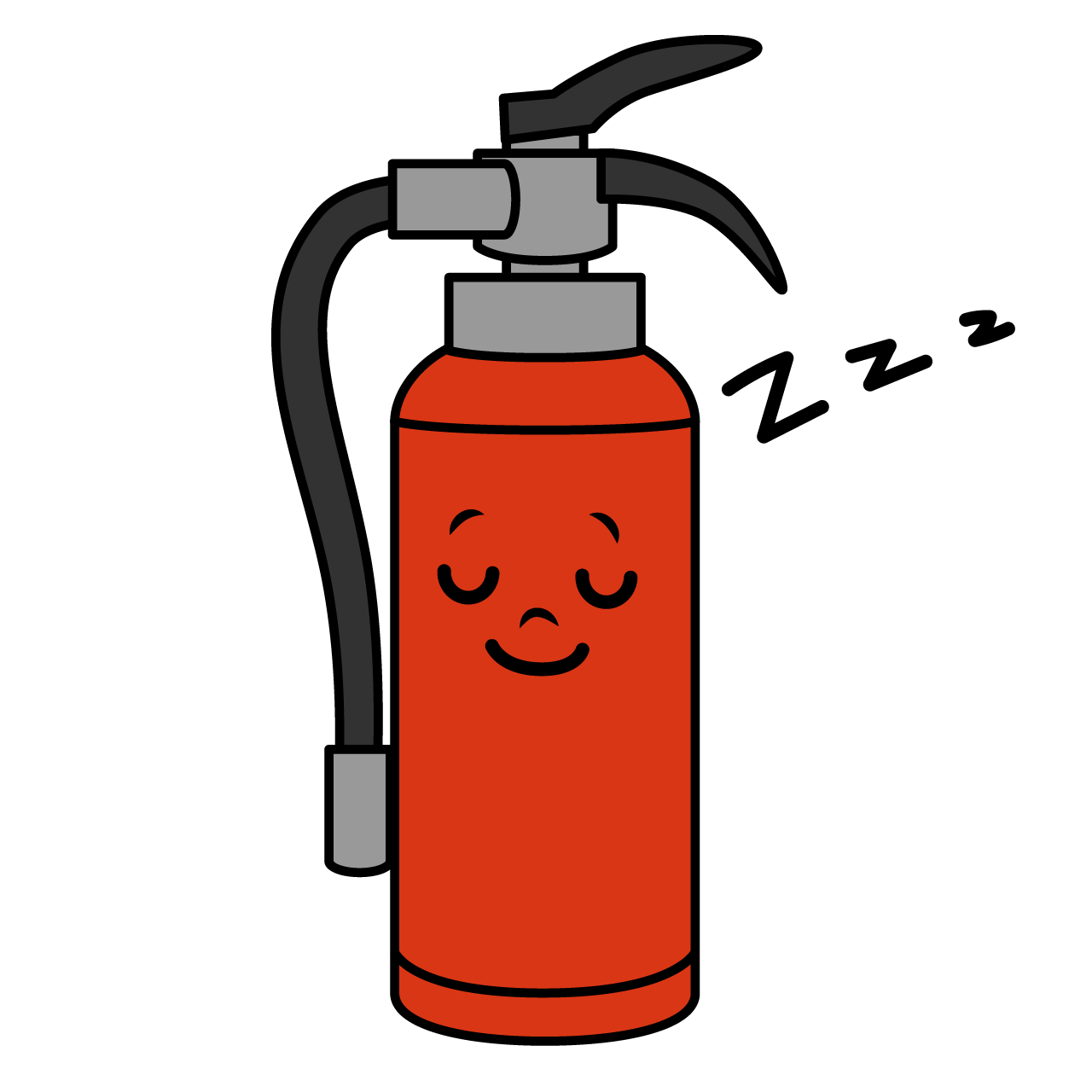 Sleeping Fire Extinguisher