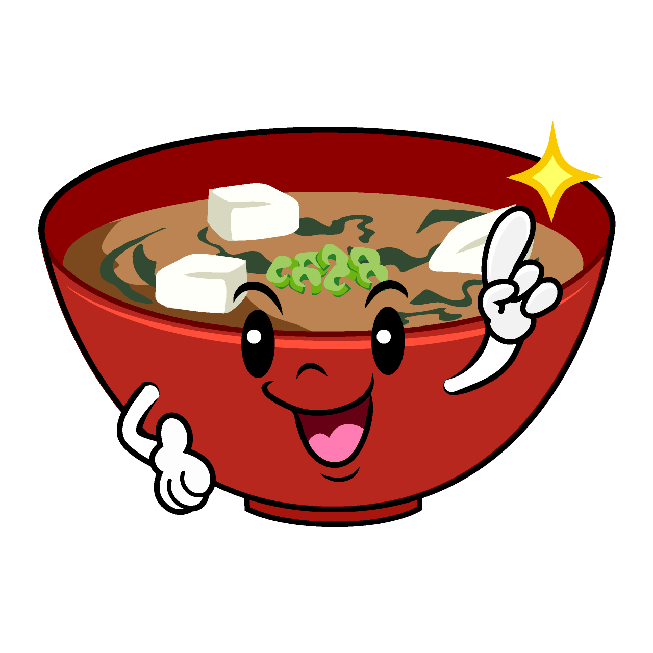 Pointing Miso Soup