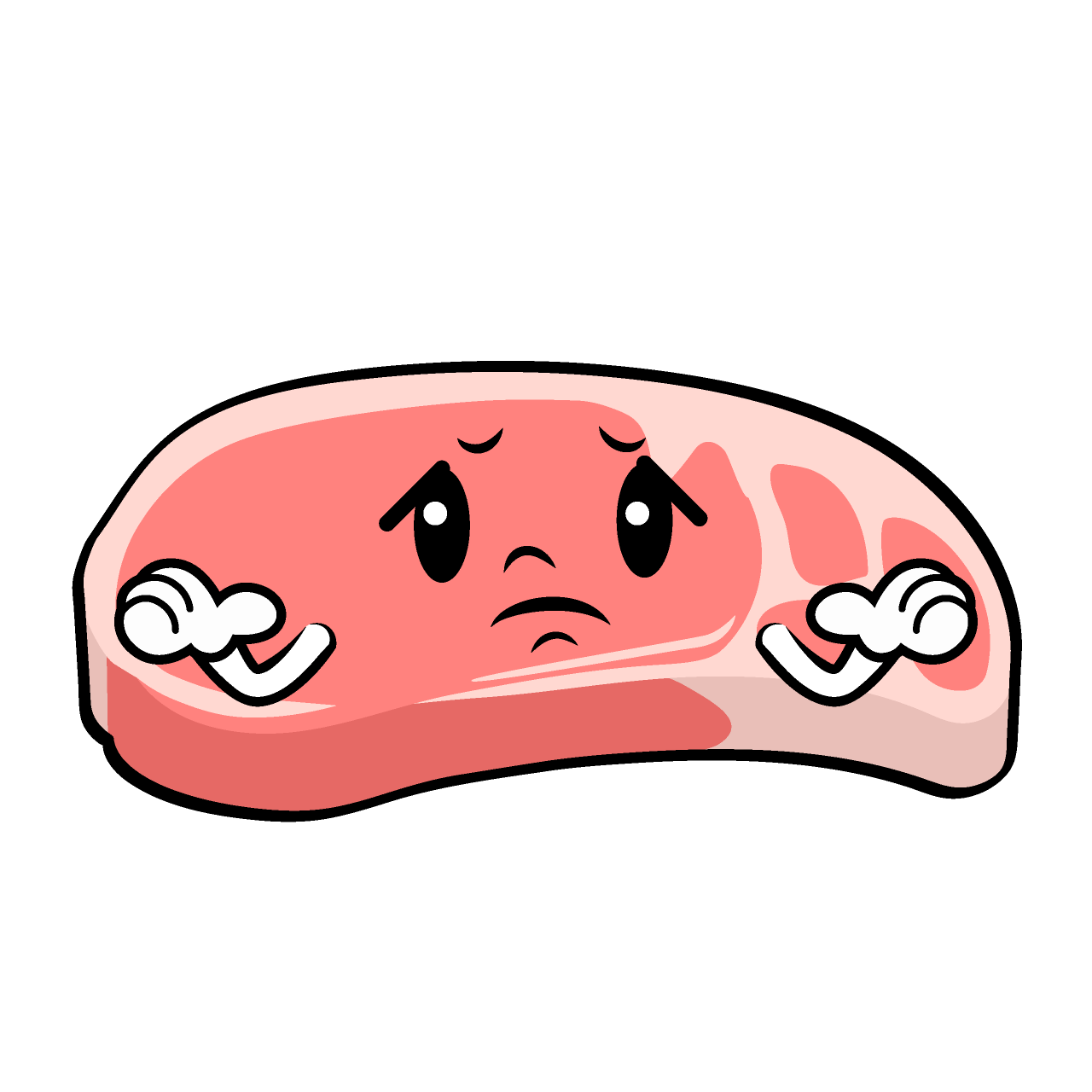 困る豚肉