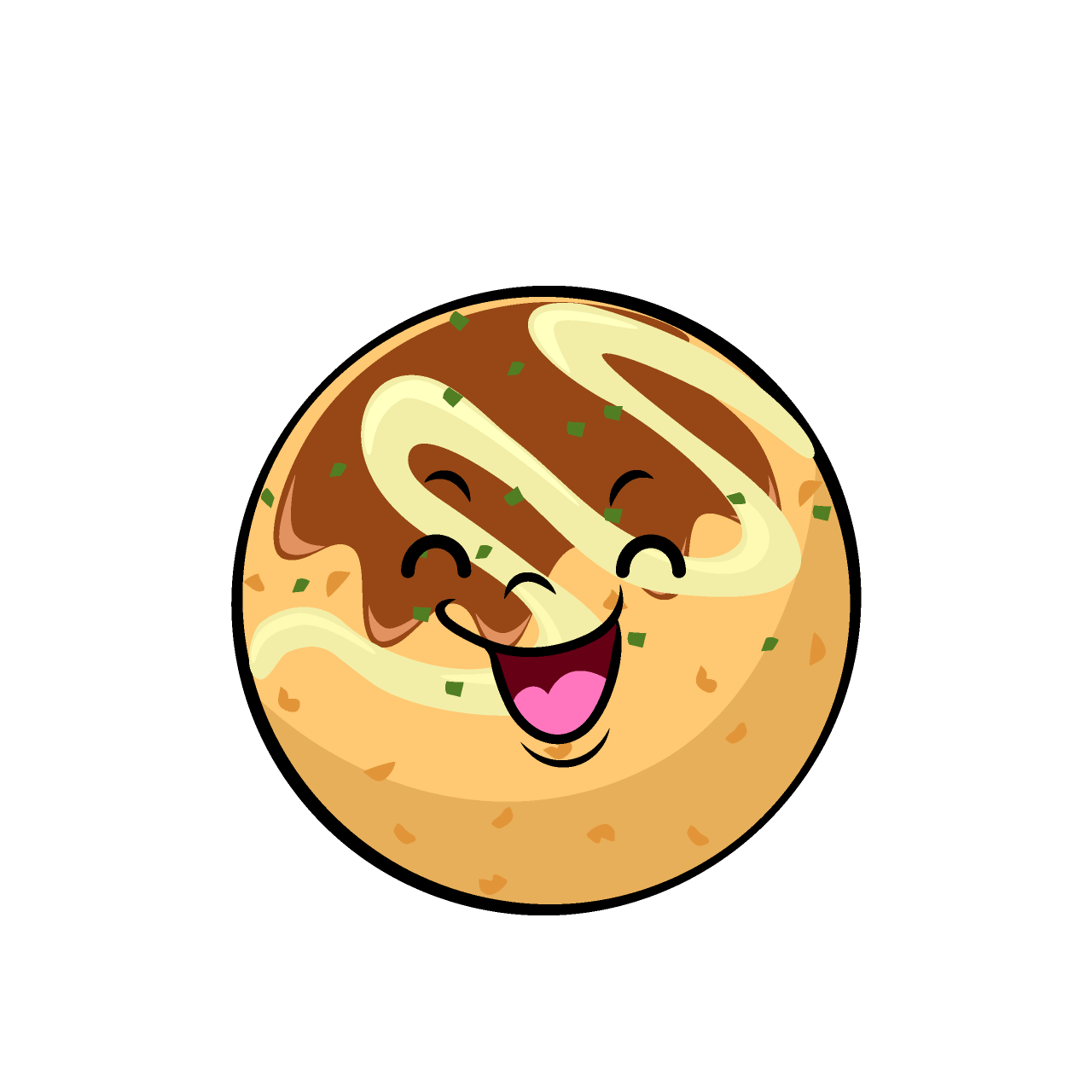 笑顔のたこ焼き