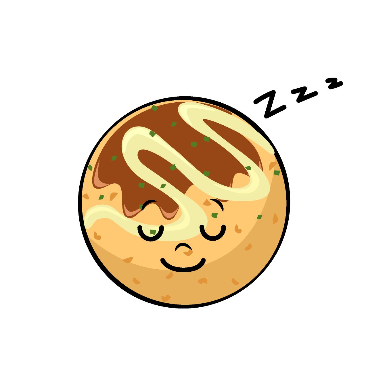 寝るたこ焼き