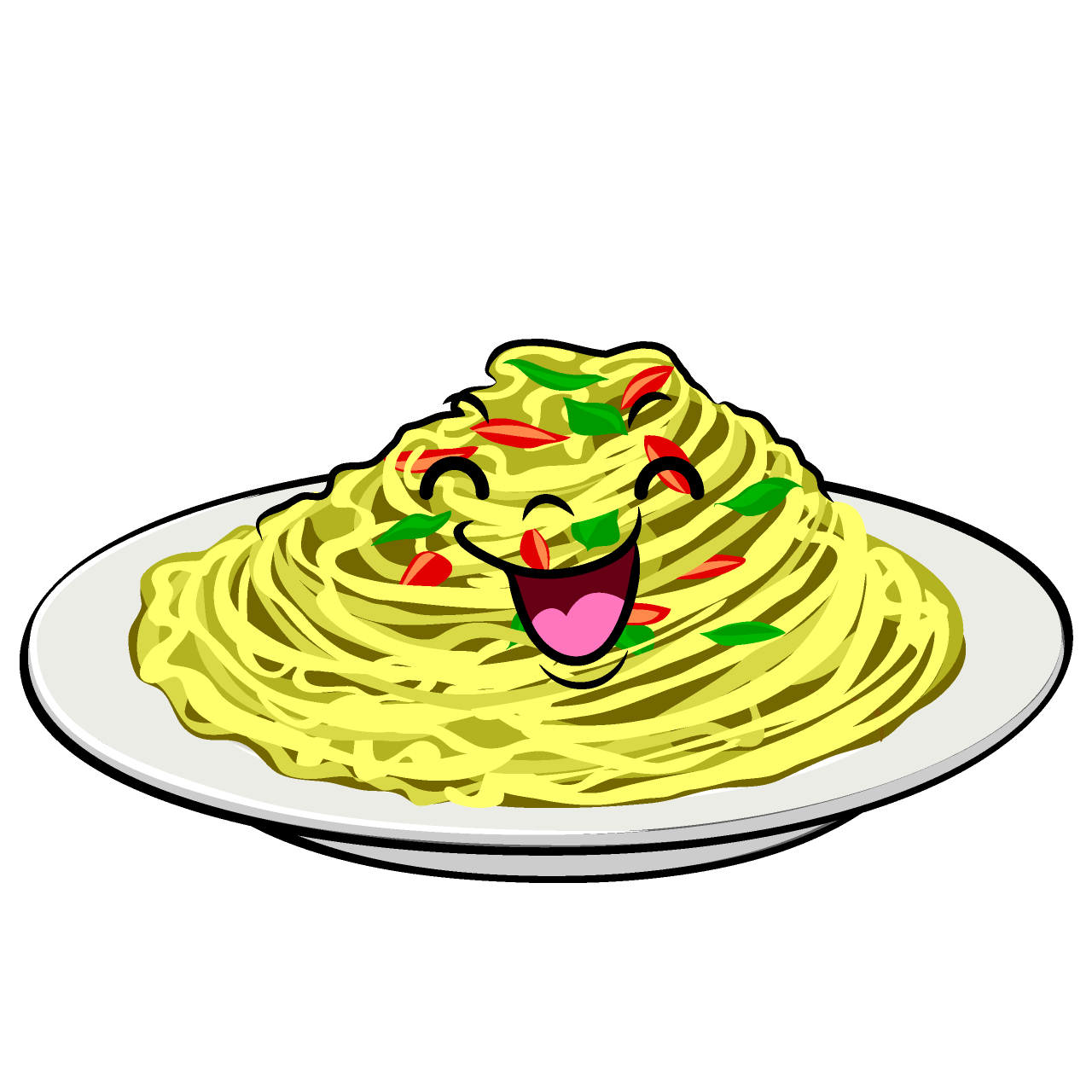 笑顔のパスタ