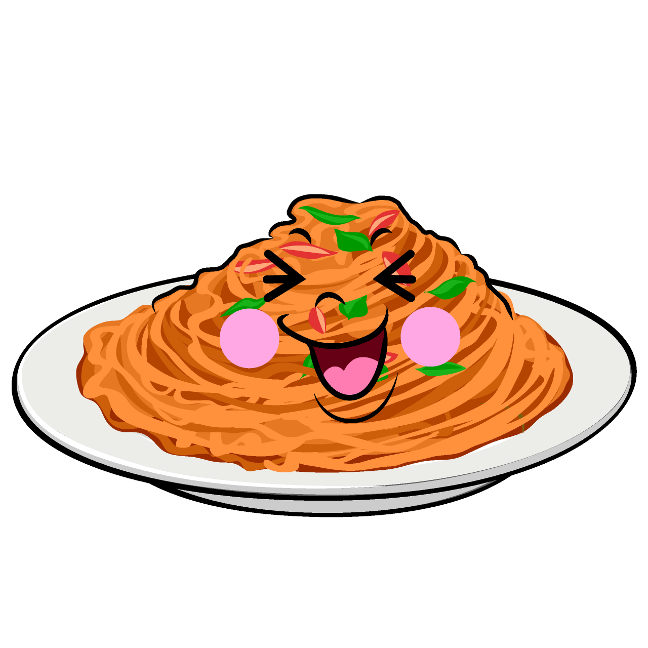 笑うナポリタン