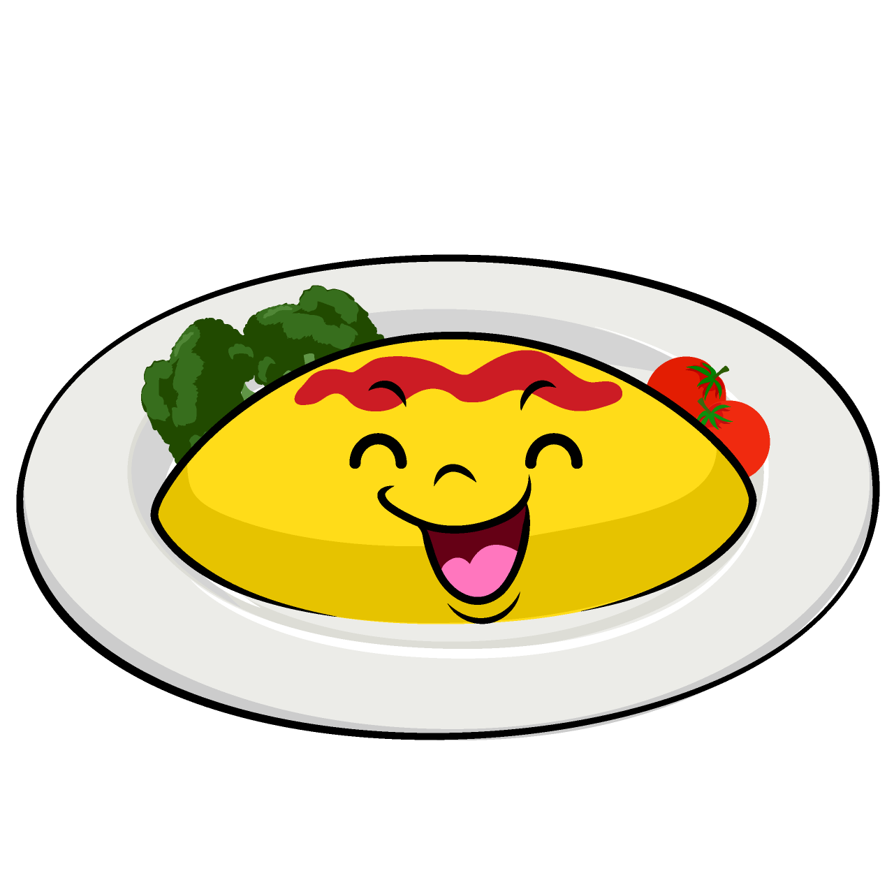 笑顔のオムライス