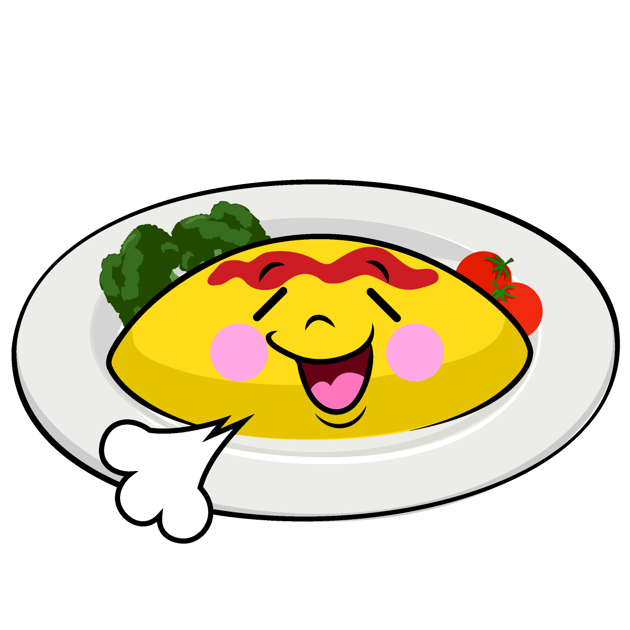 ほっとするオムライス