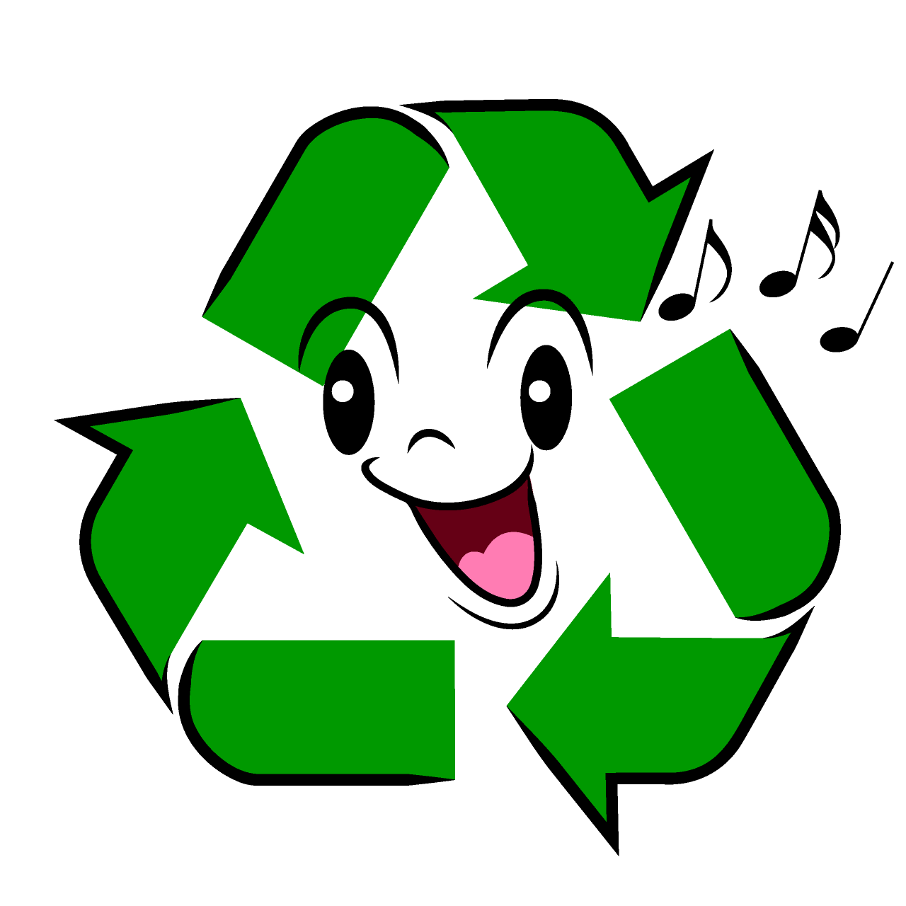 Singing Recycling Mark