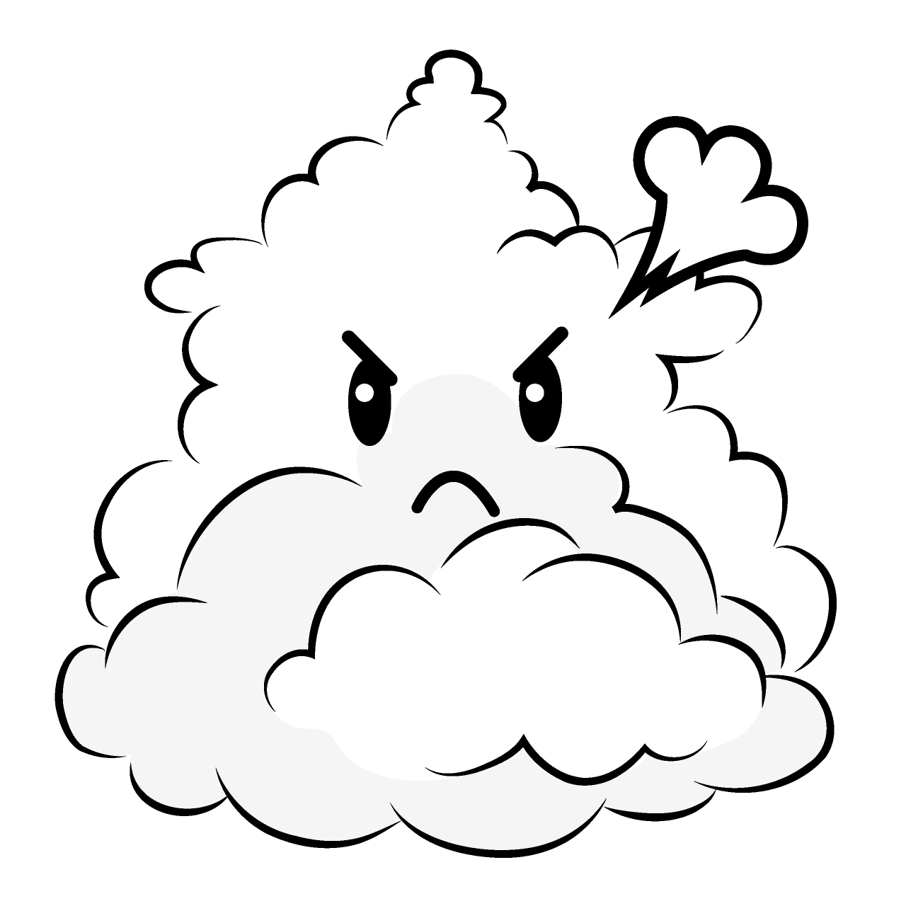 怒る入道雲
