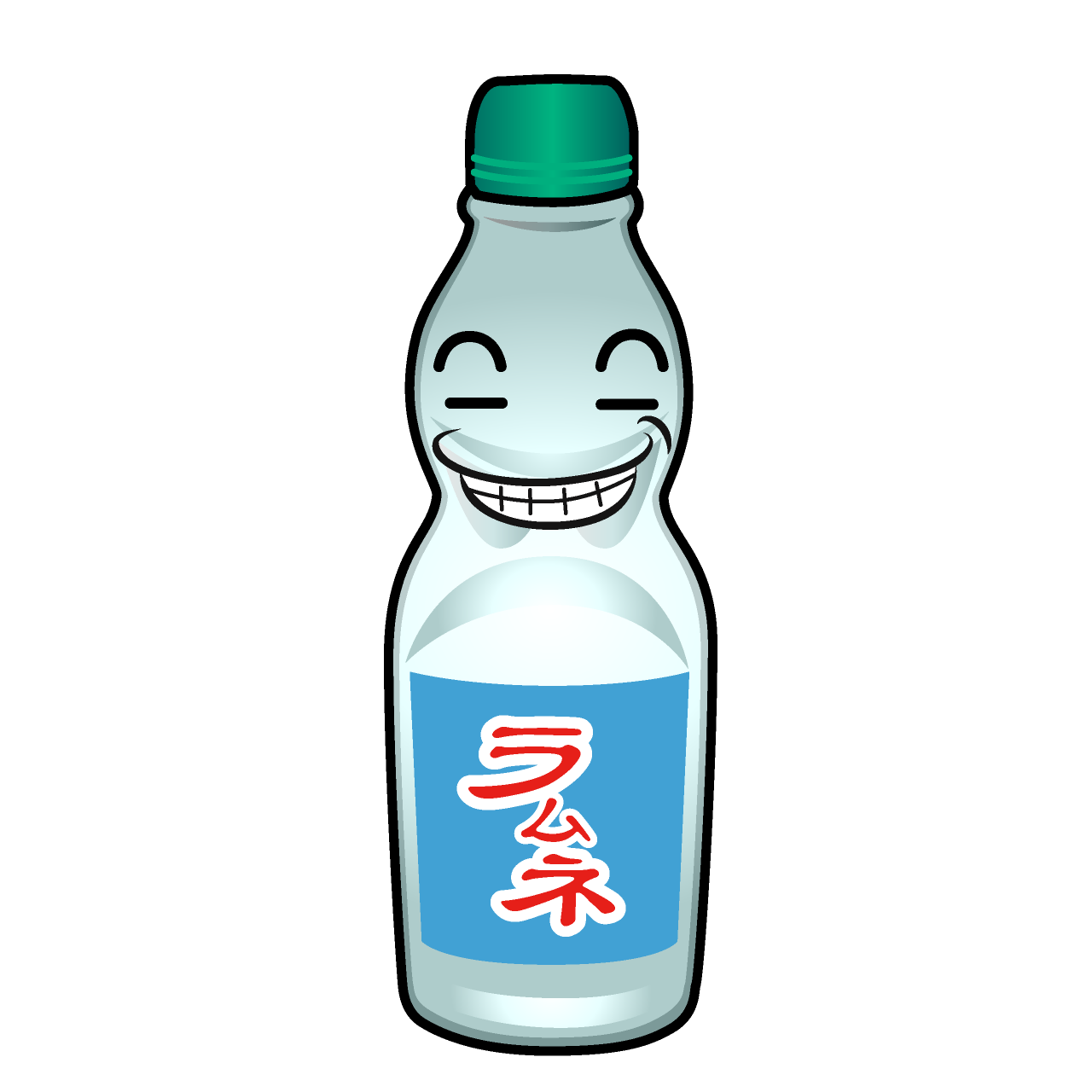 ニヤリとするラムネ