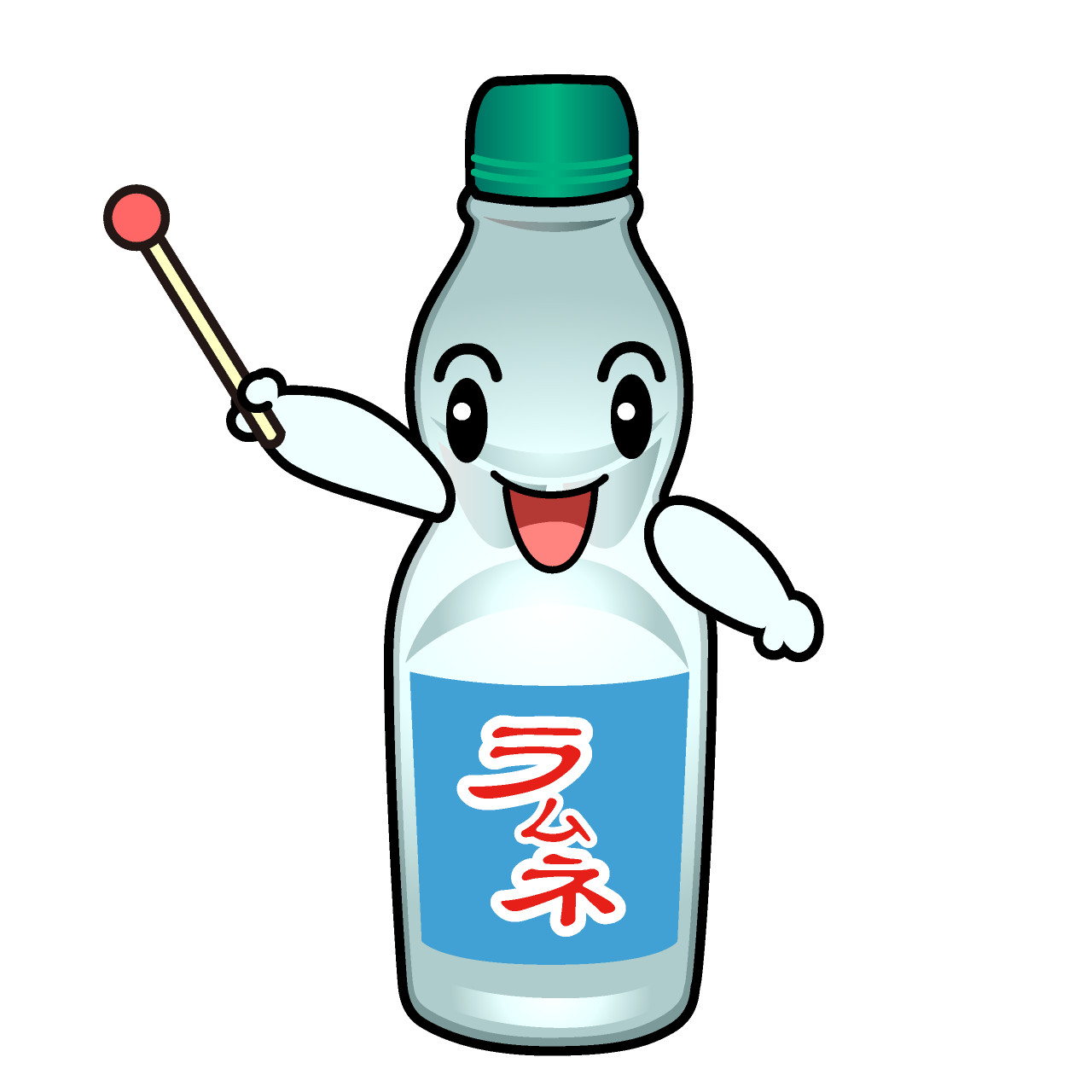 説明するラムネ