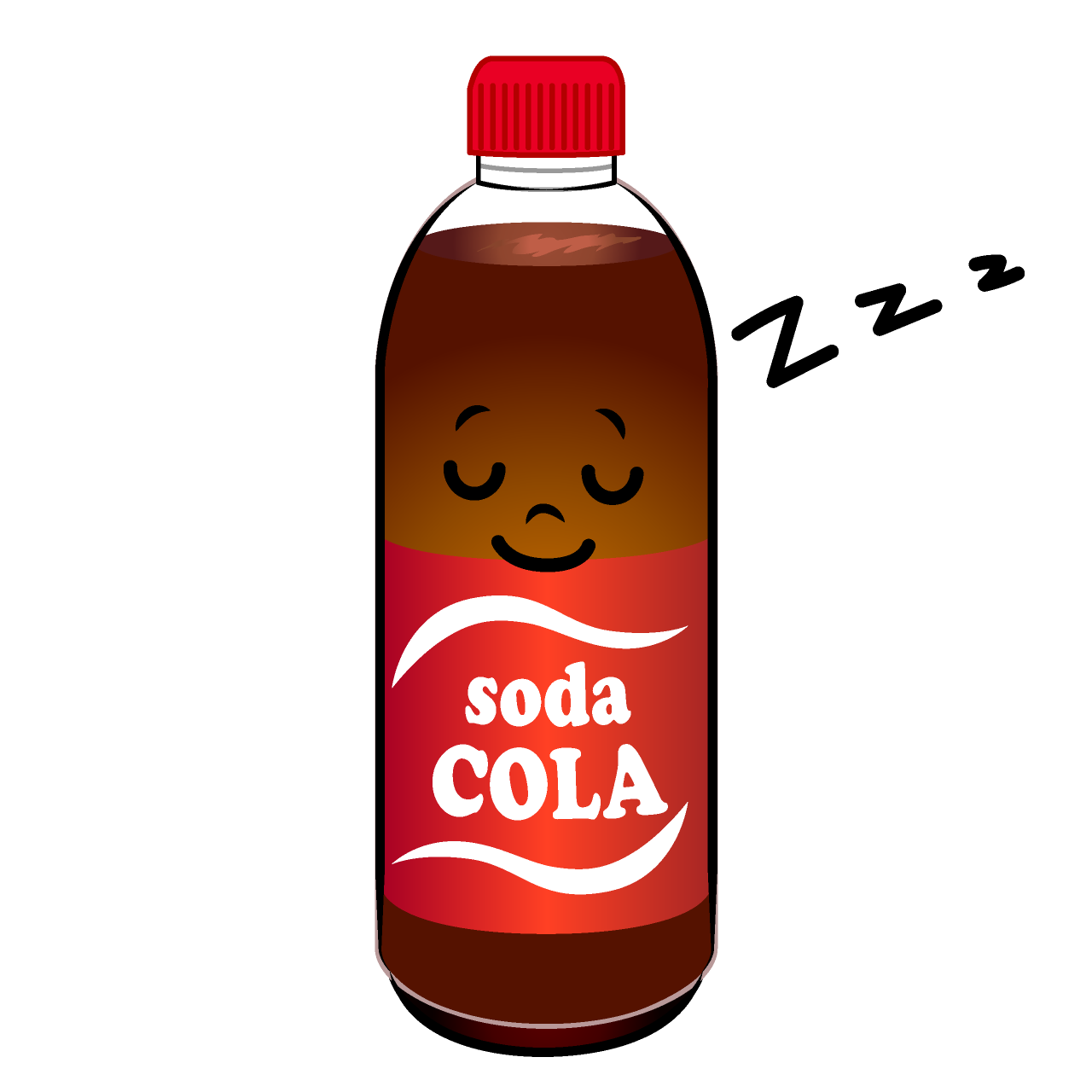寝るコーラー