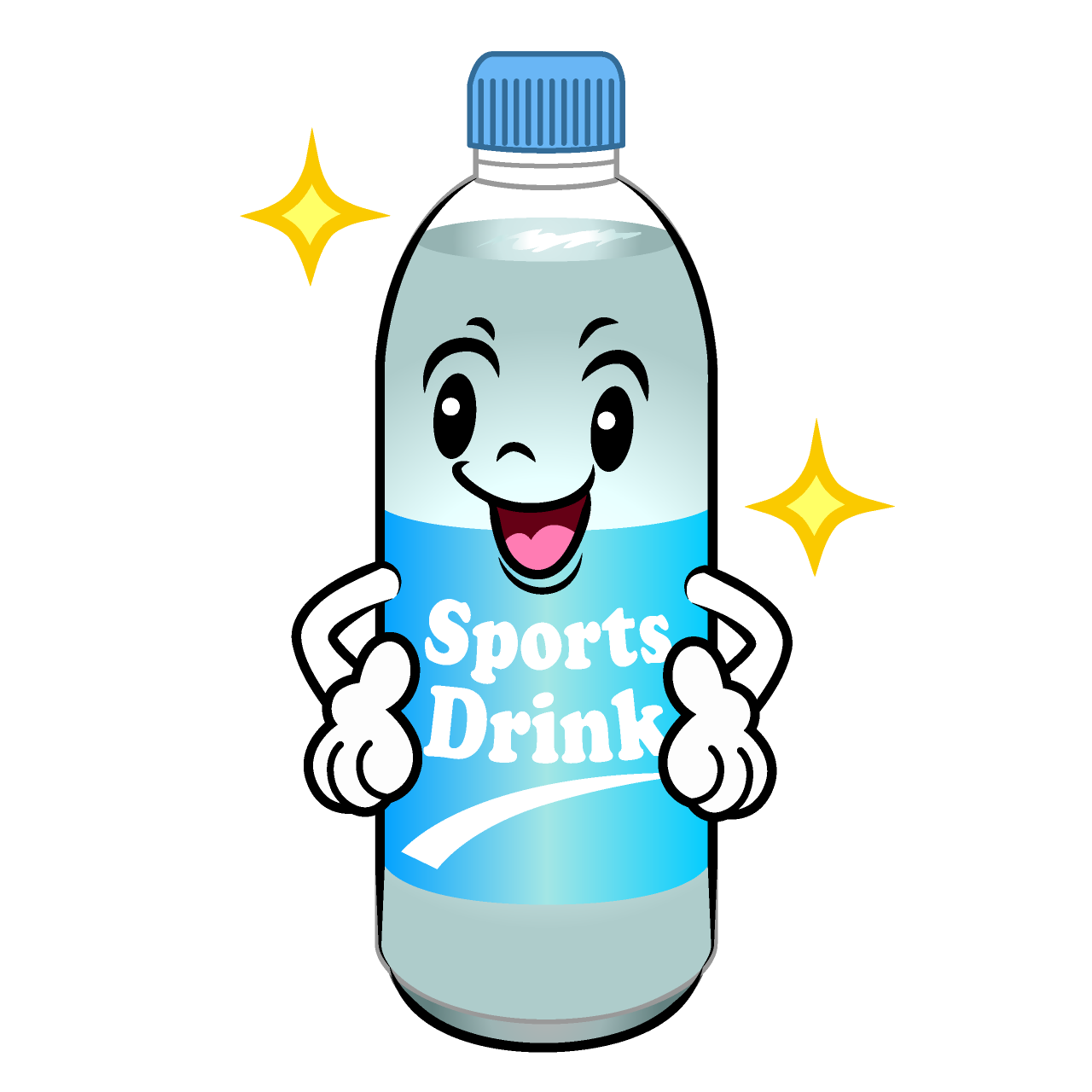 Posing Sports Drink