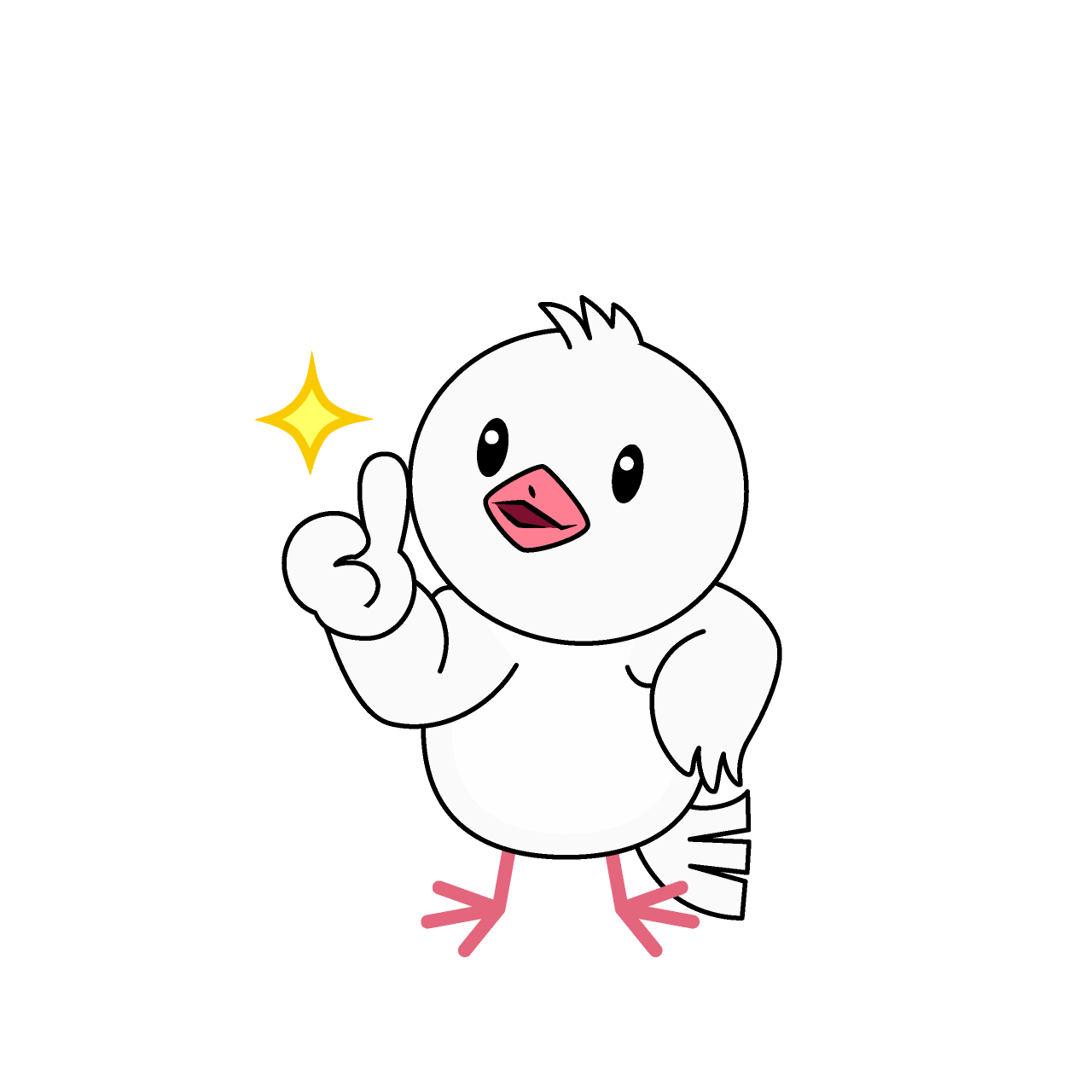 いいねする鳩