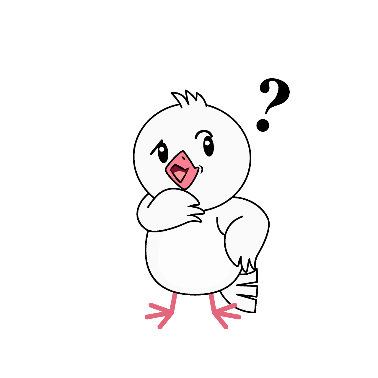 考える鳩