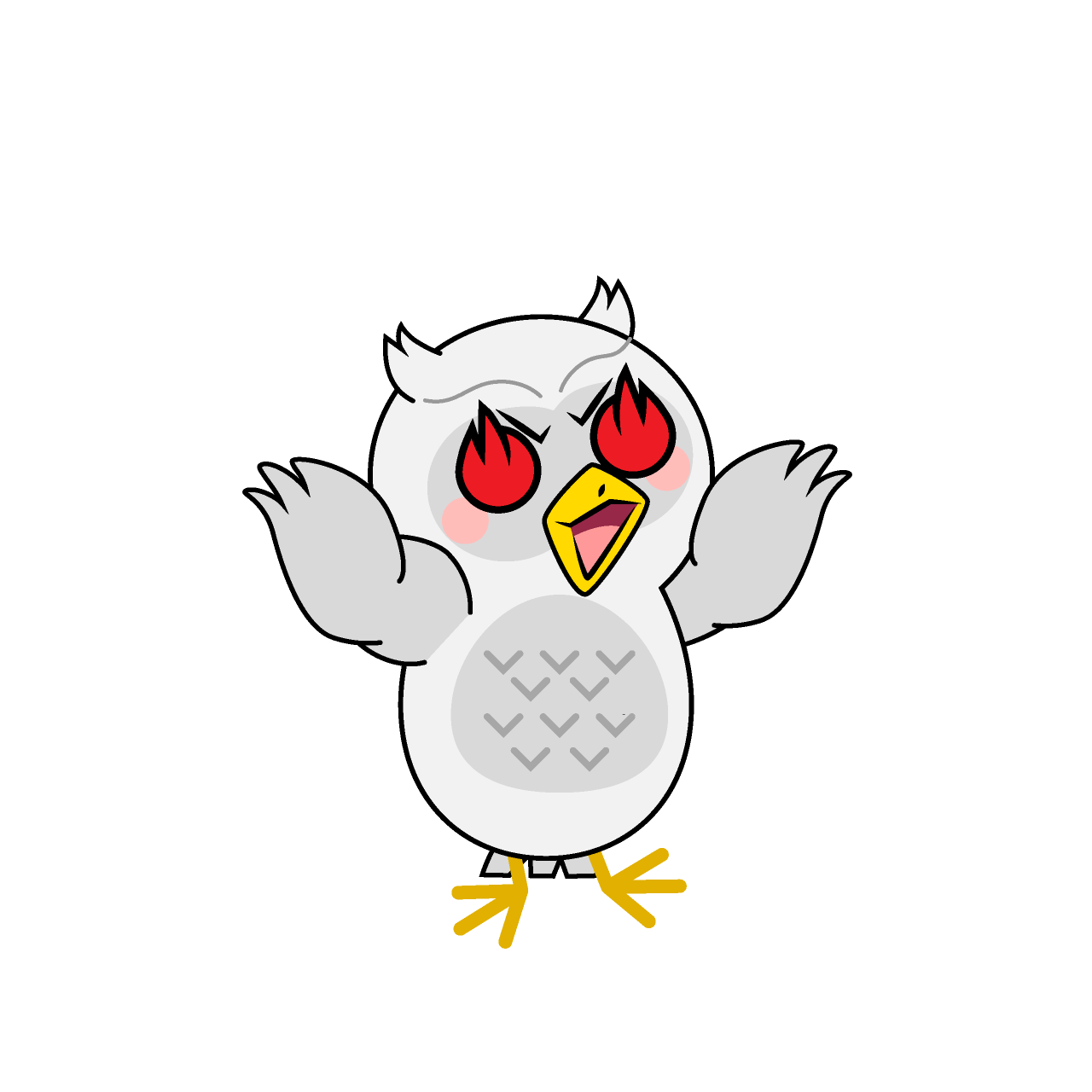 熱意の白フクロウ