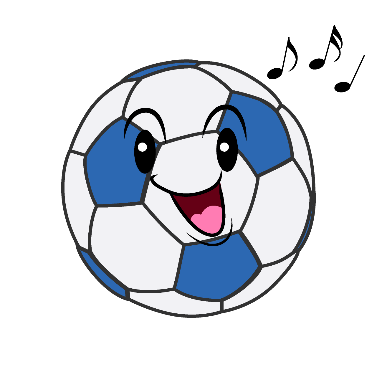 歌うサッカーボール