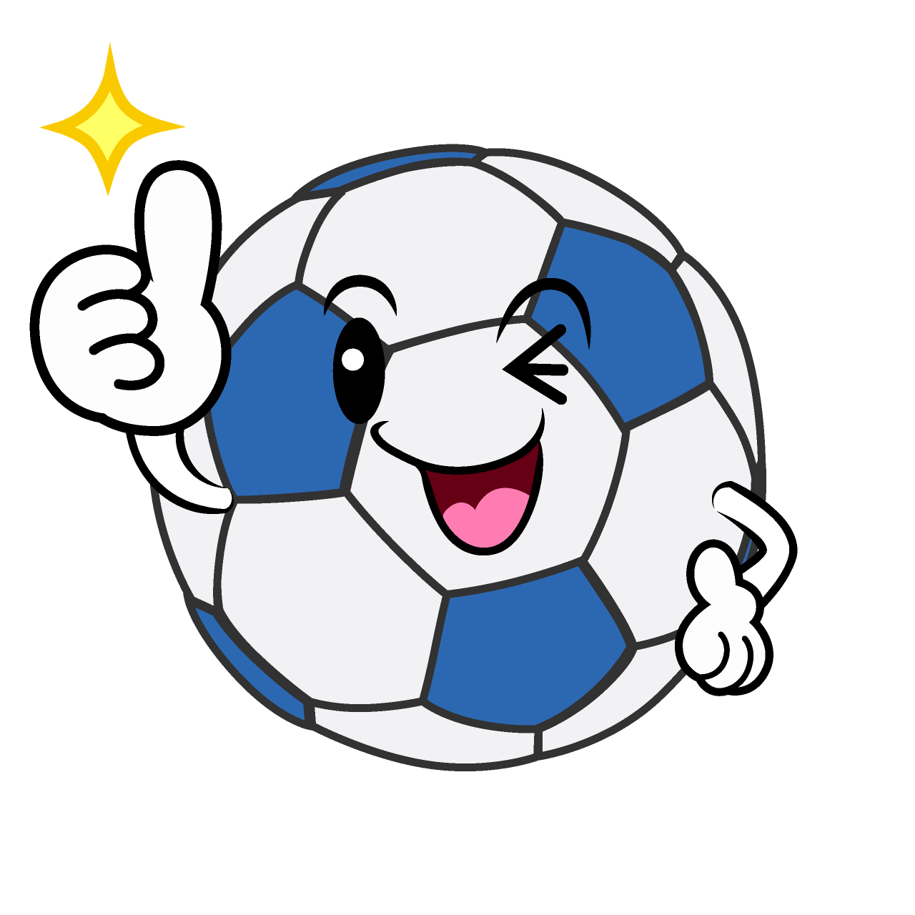 いいね！のサッカーボール
