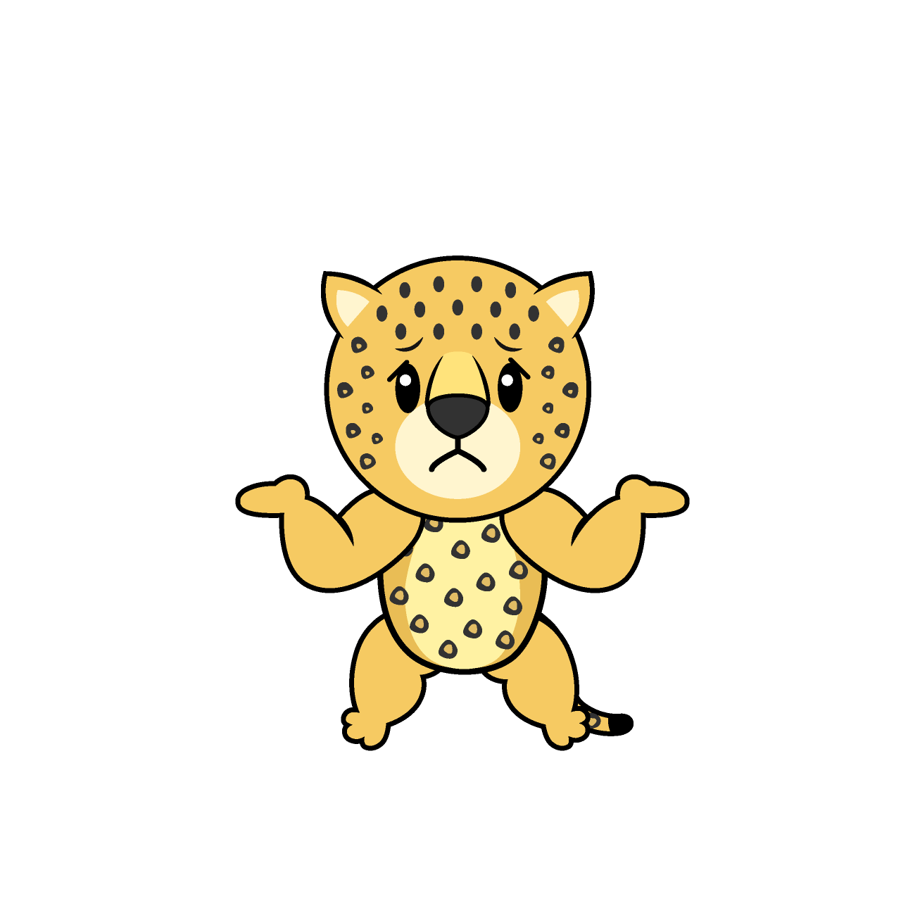 困るヒョウ