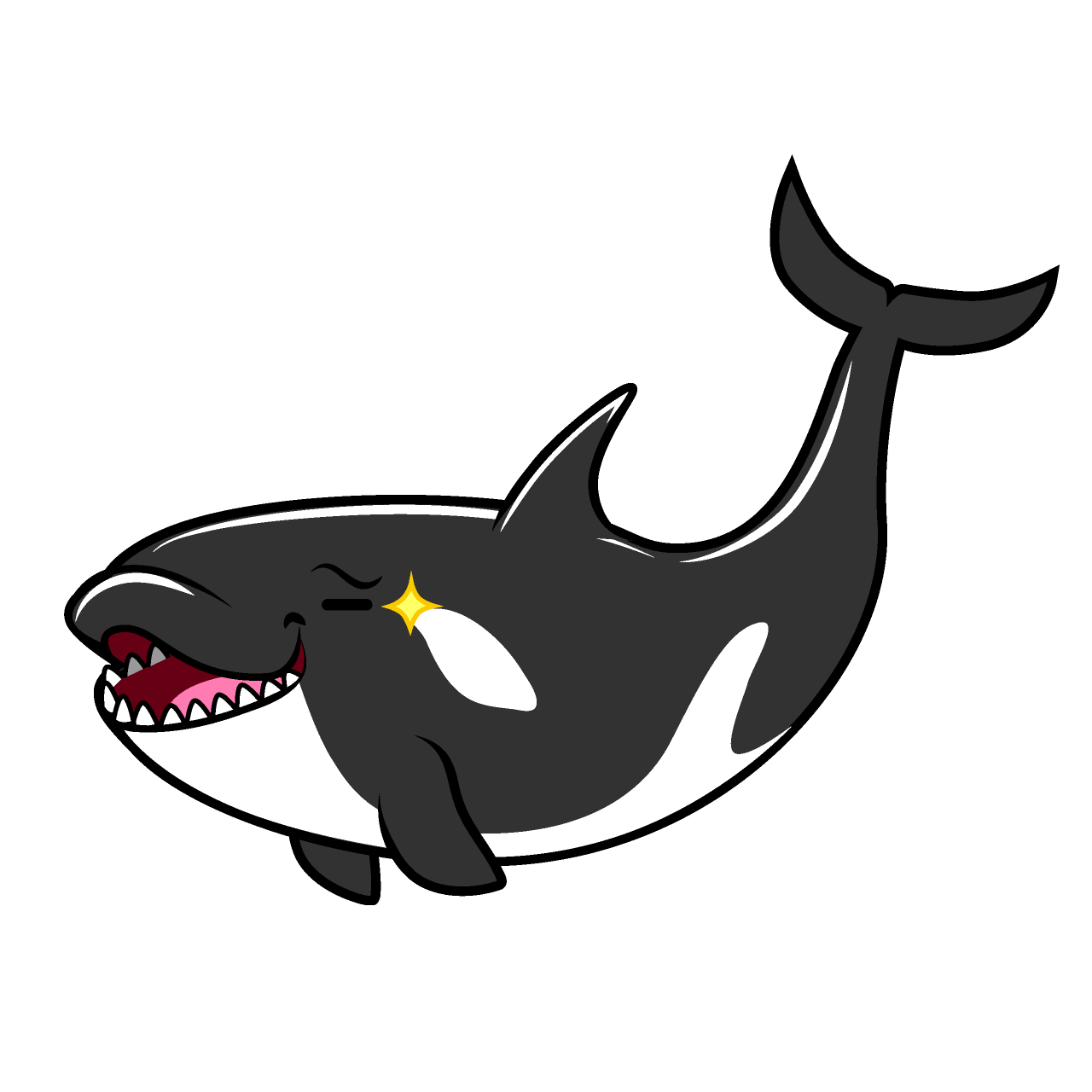 Grinning Orca