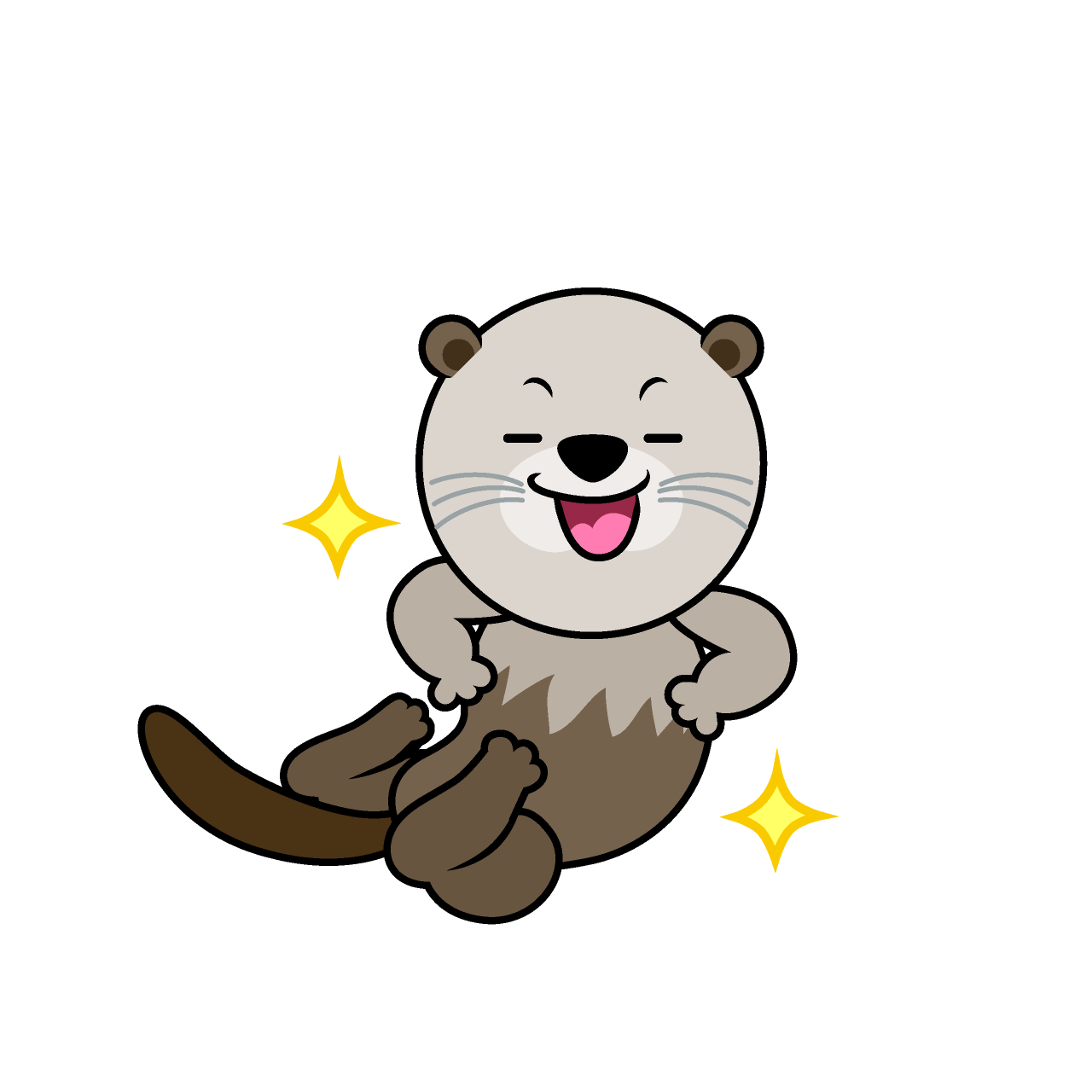 ポーズするラッコ