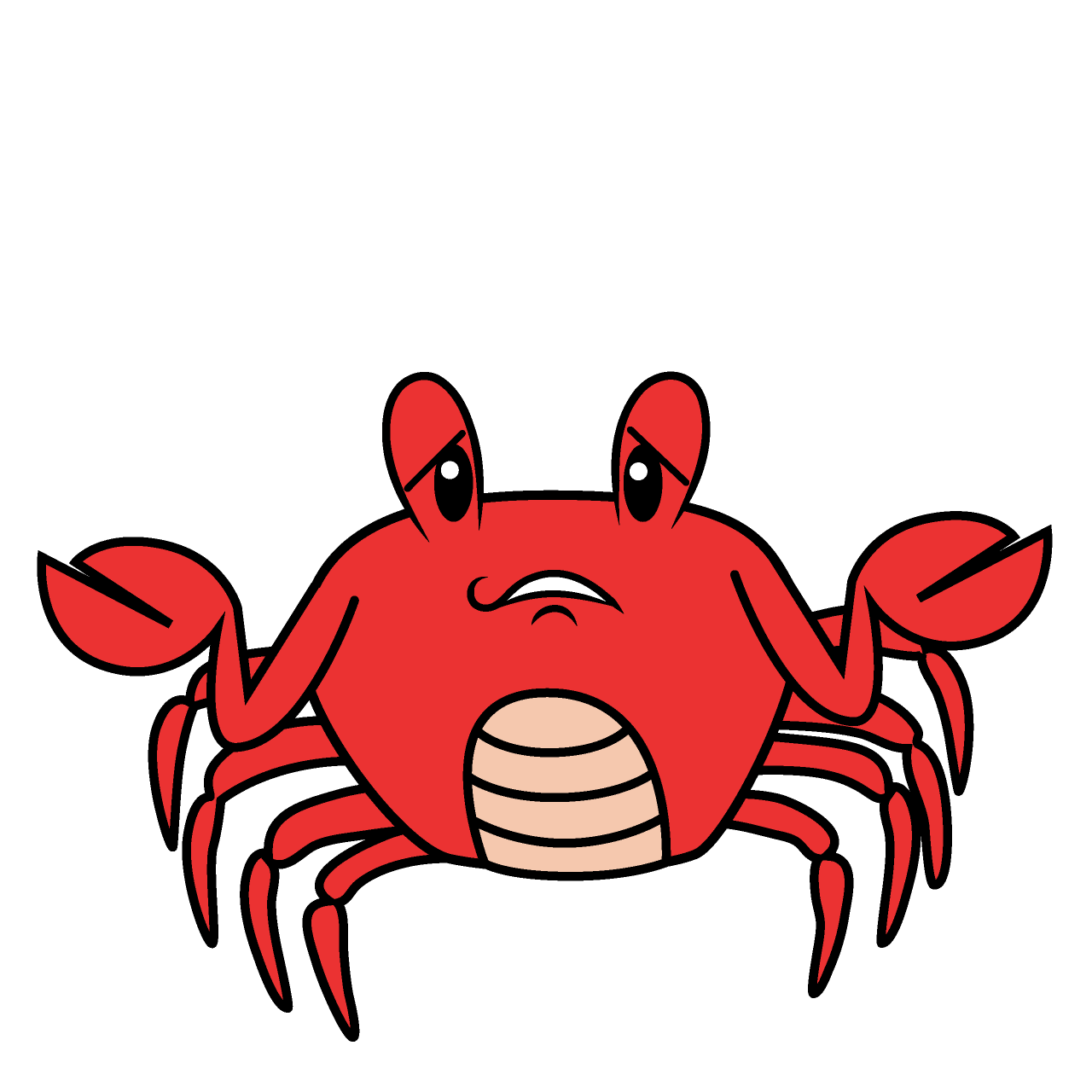 困るカニ