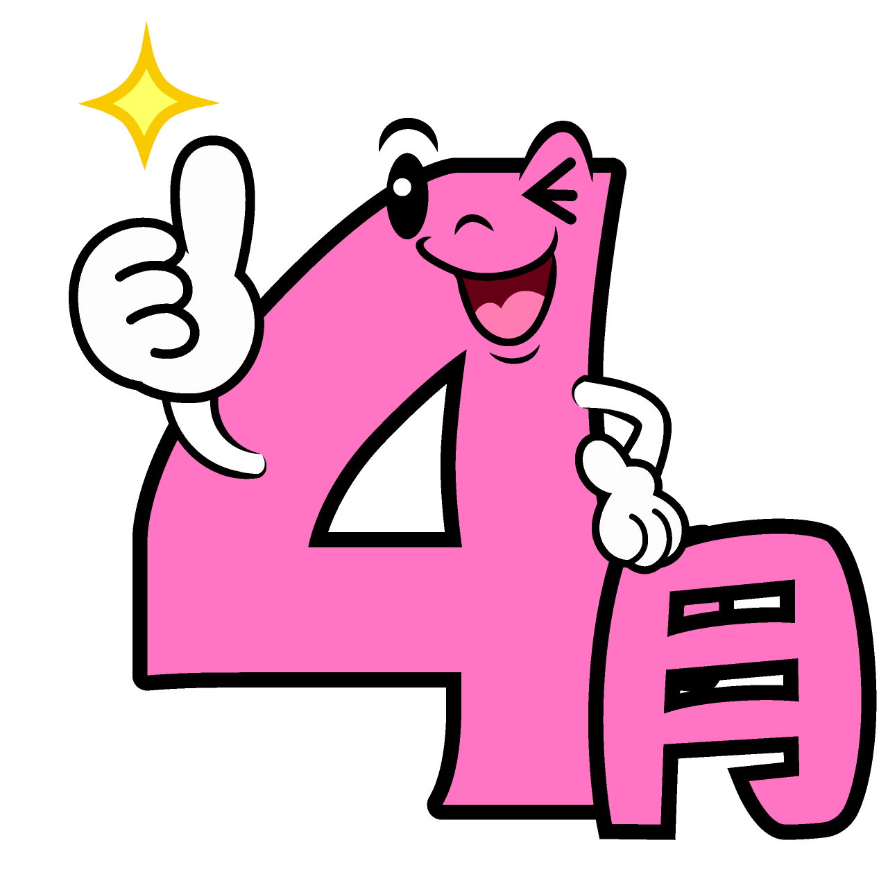 Thumbs-up April