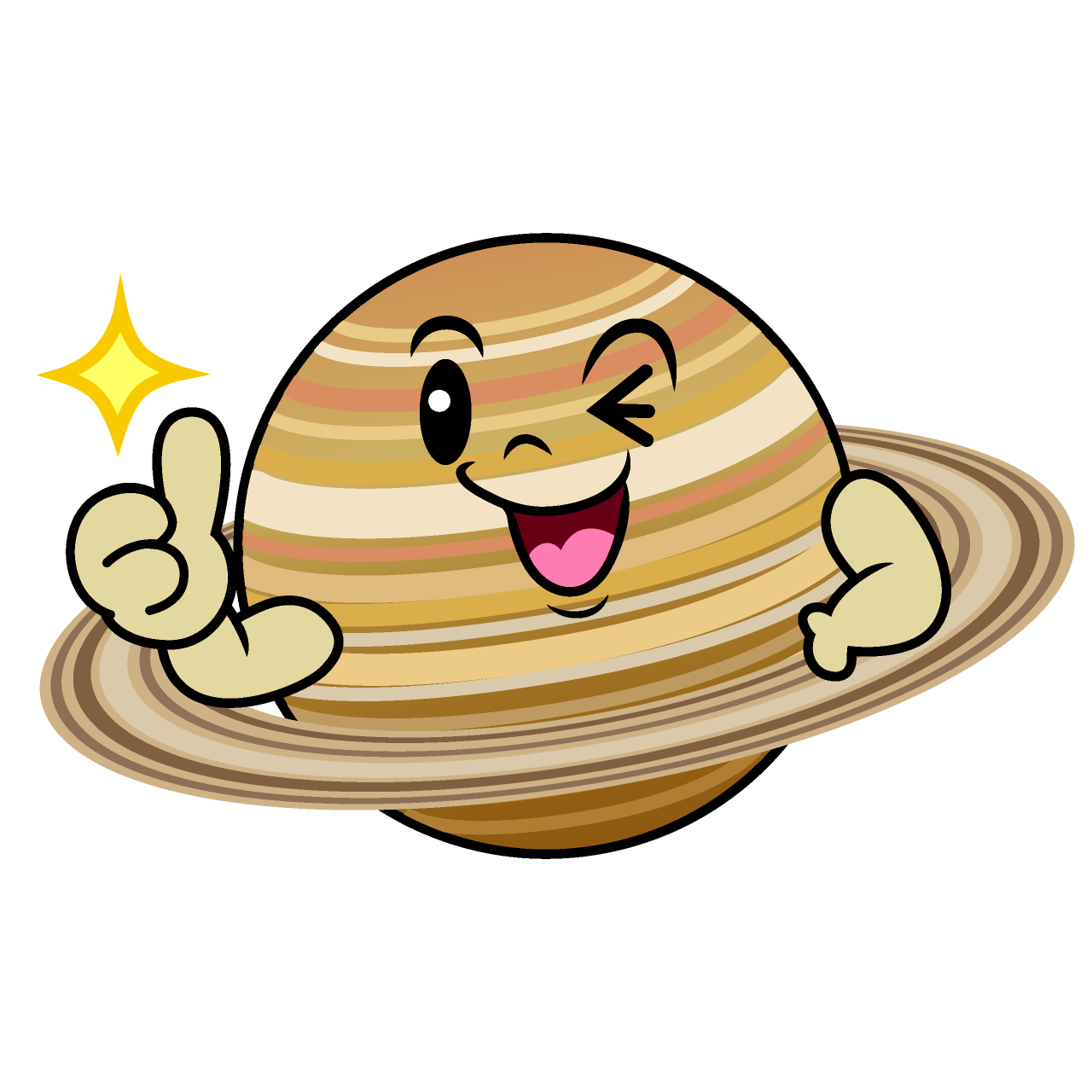 Thumbs-up Saturn