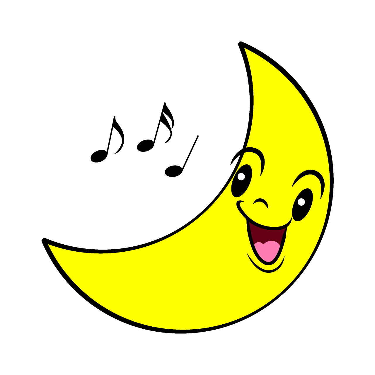 歌う三日月