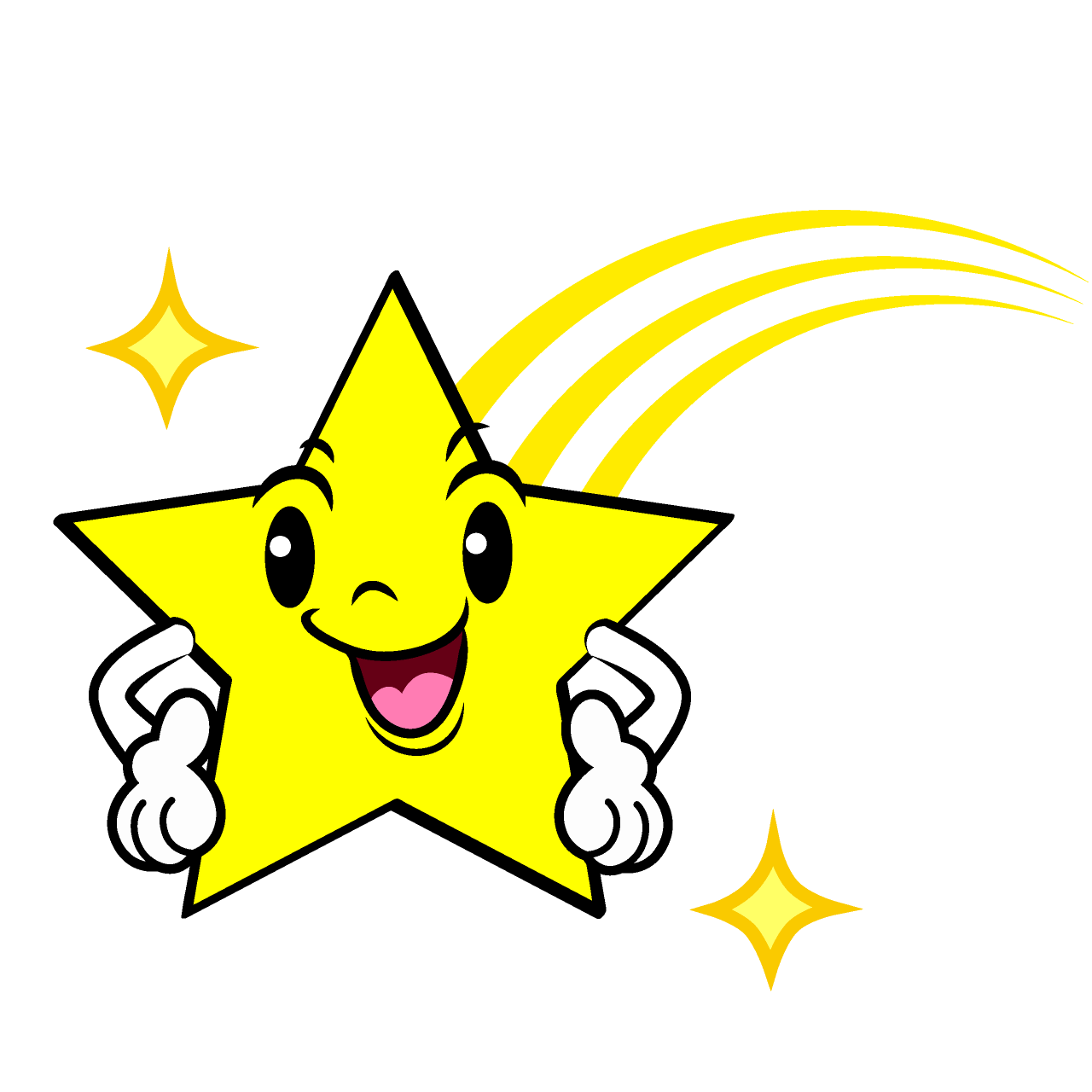 Posing Shooting Star