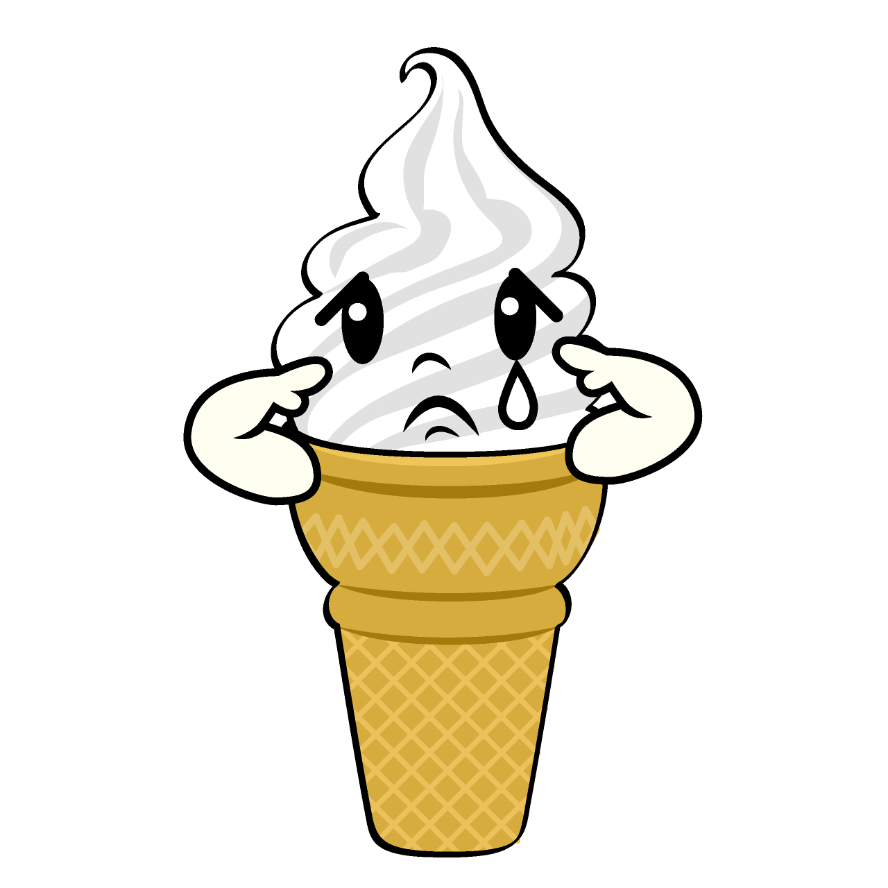 Sad Soft Serve Ice Cream