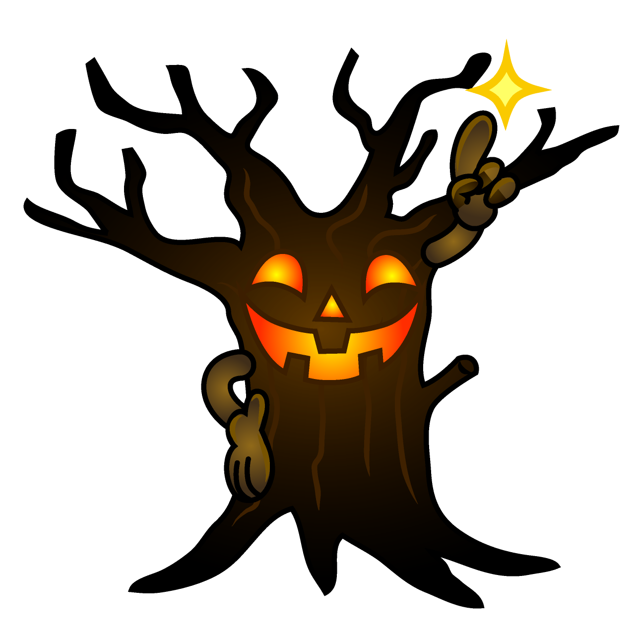 Pointing Tree Ghost