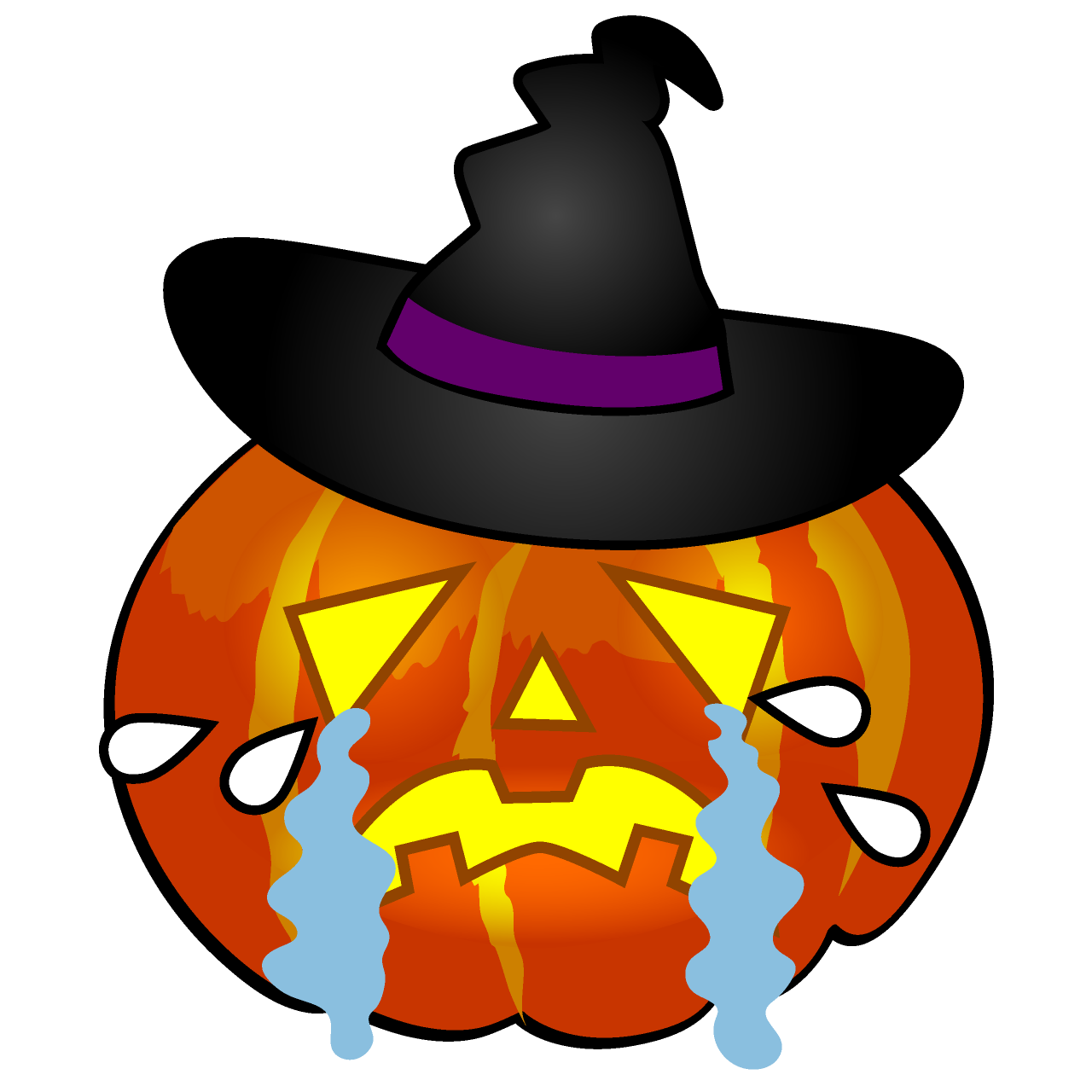 Crying Pumpkin Witch