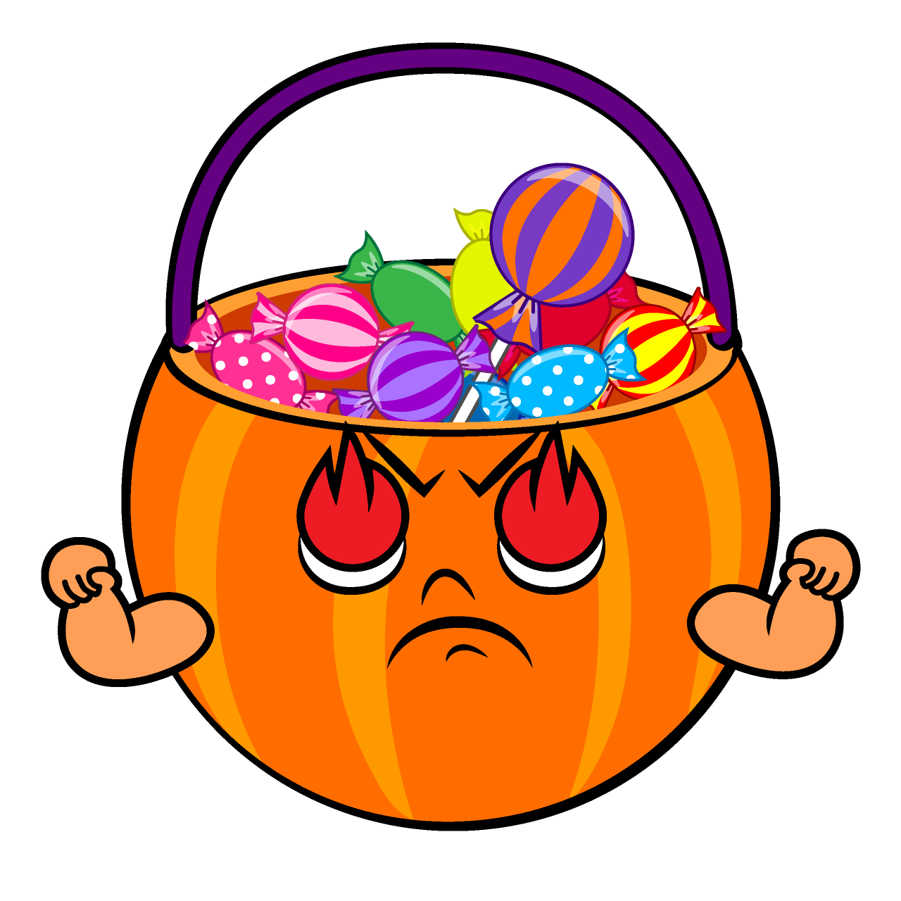 熱意のお菓子バケツ