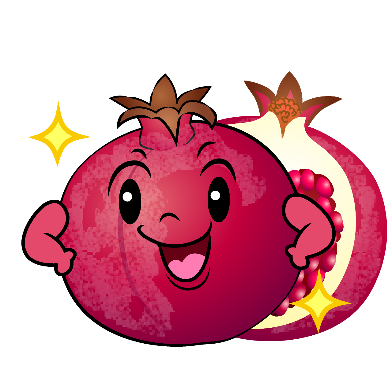 Posing Pomegranate