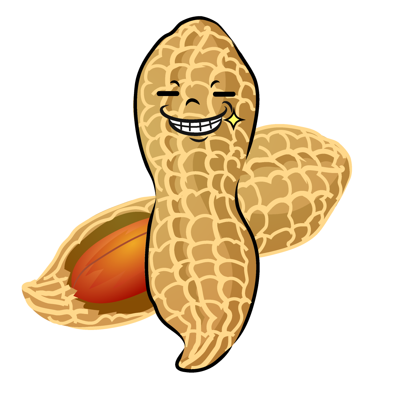 Grinning Peanut