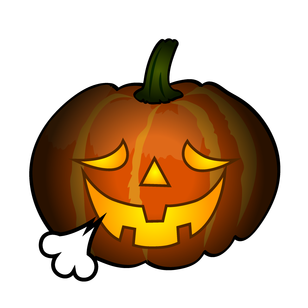 ほっとする夜のハロウィンカボチャ