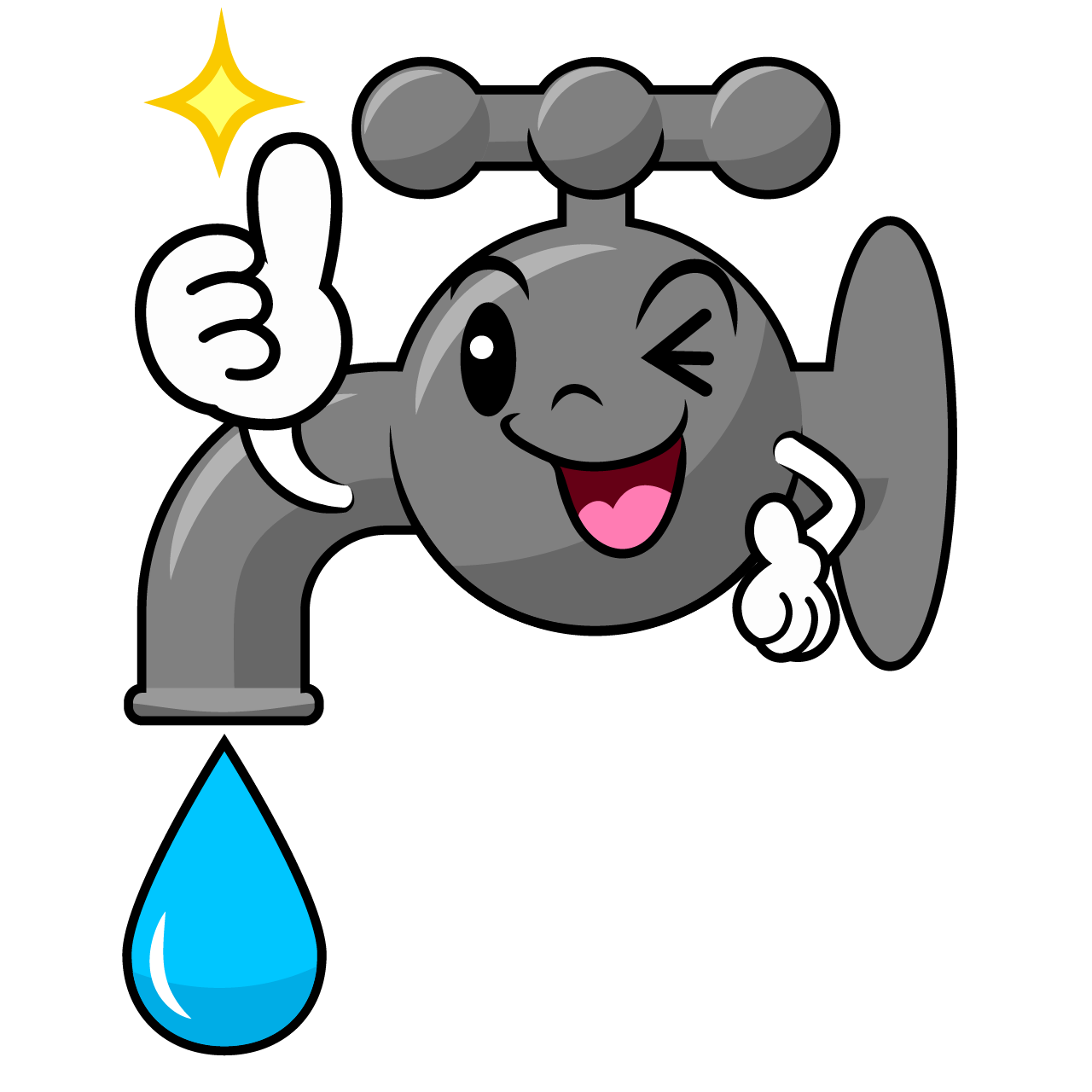 Thumbs-up Water Faucet