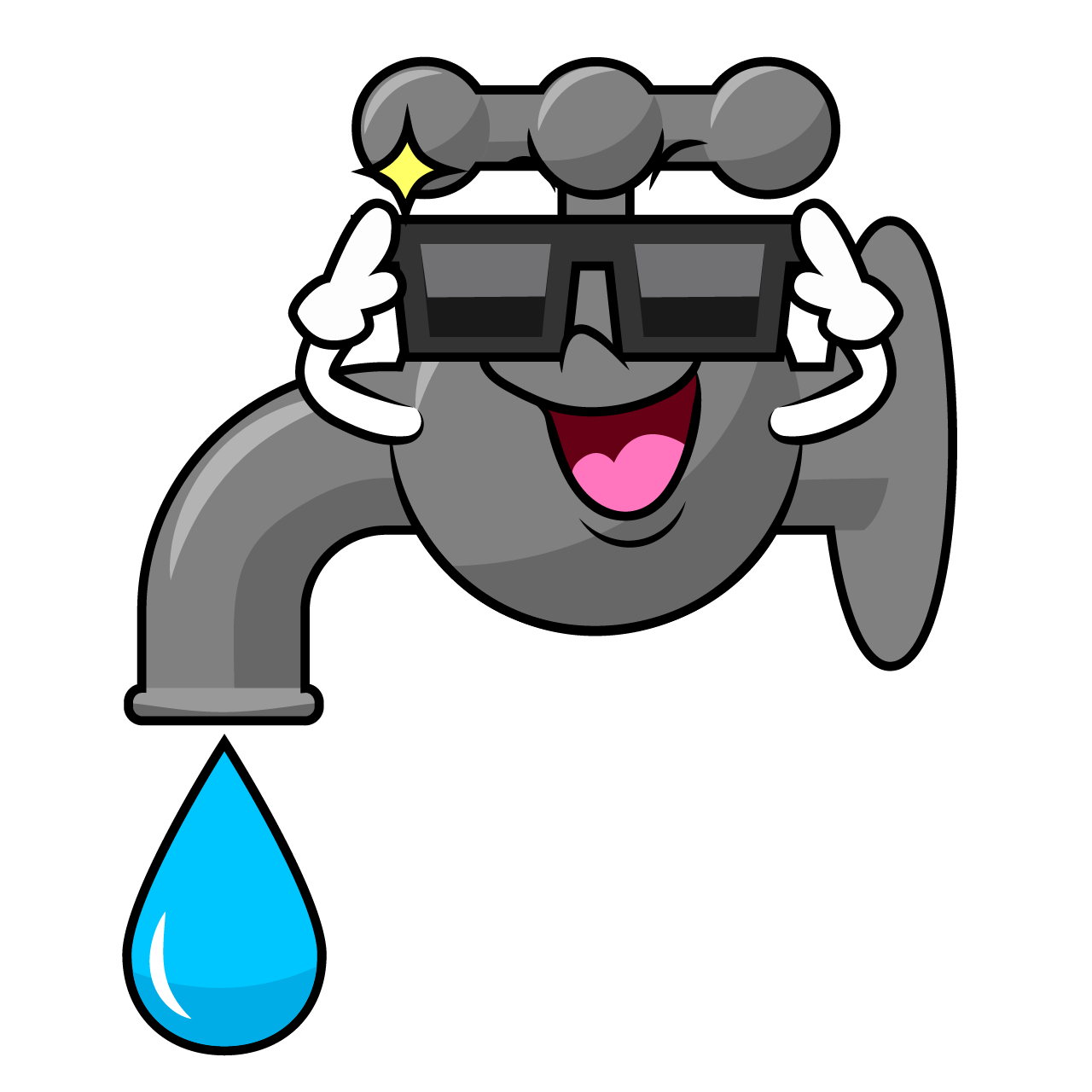 Sunglasses Water Faucet