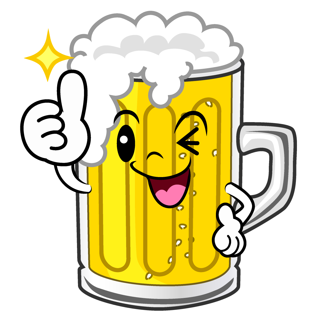 Thumbs-up Beer