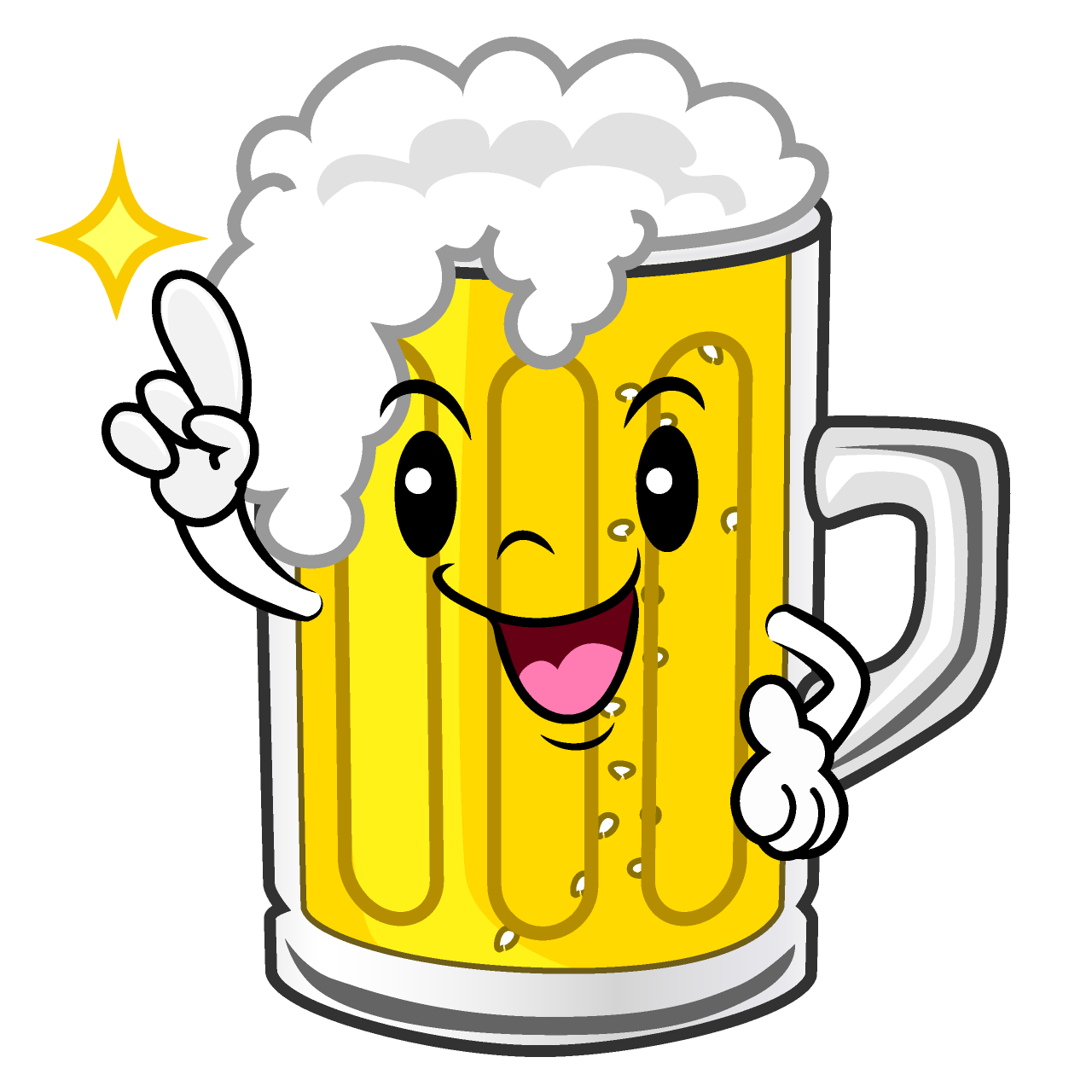 Pointing Beer