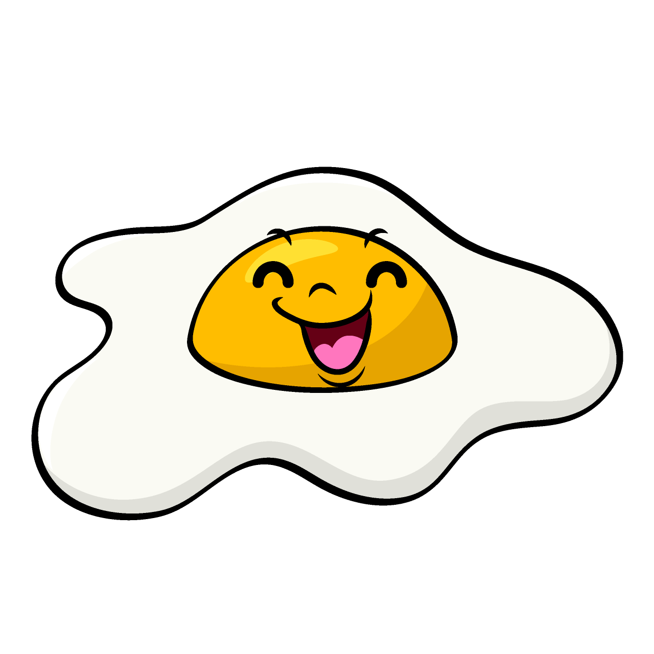 笑顔の目玉焼き