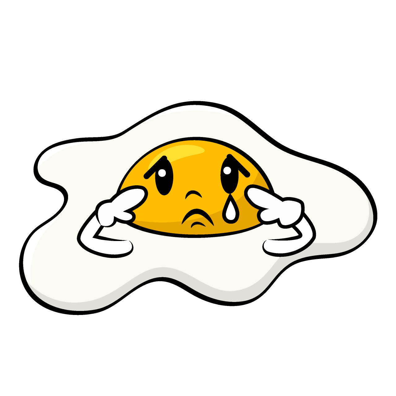 悲しい目玉焼き