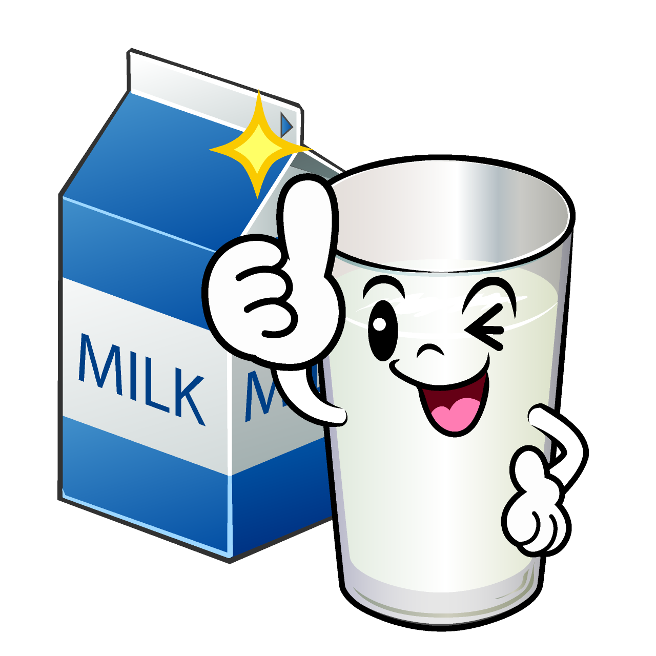 Thumbs-up Milk