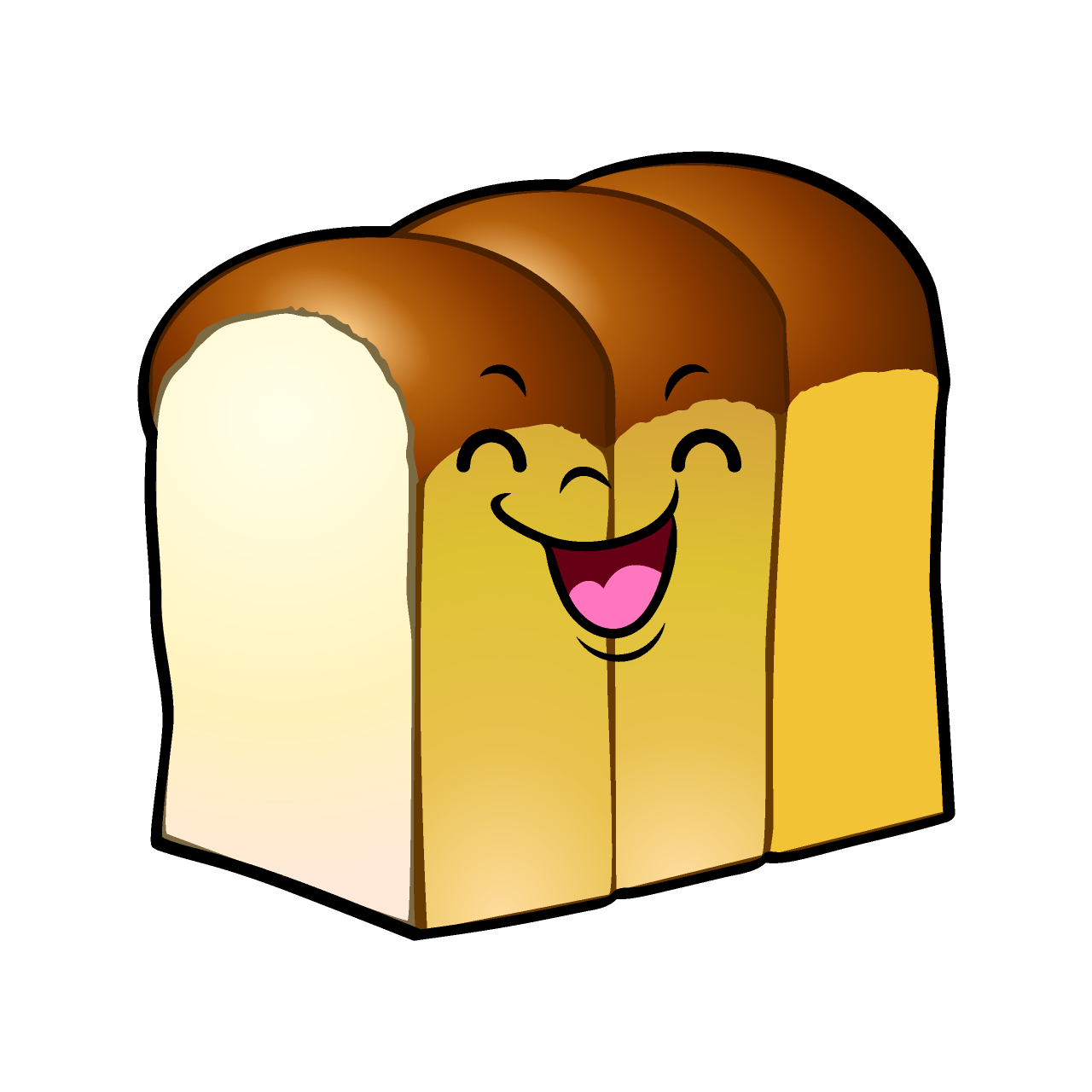 笑顔の食パン