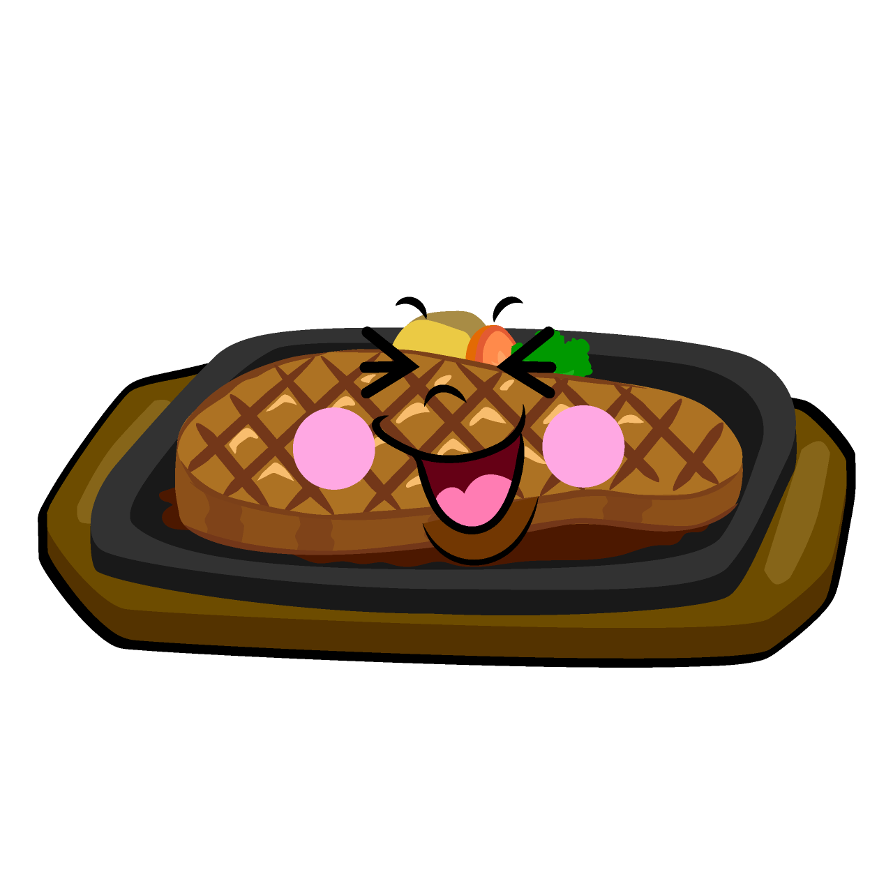 Laughing Sizzling Steak
