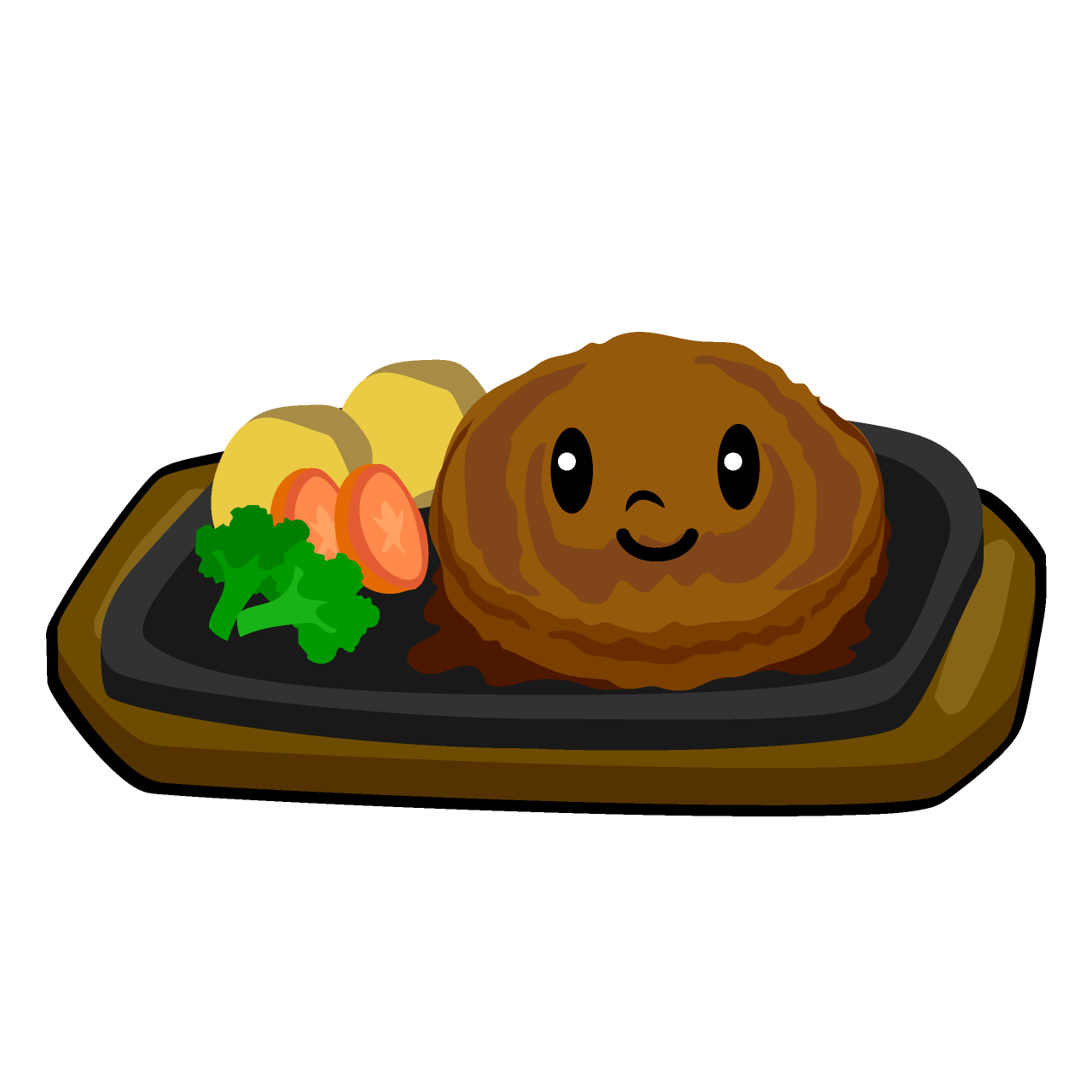 Sizzling Hamburg Steak