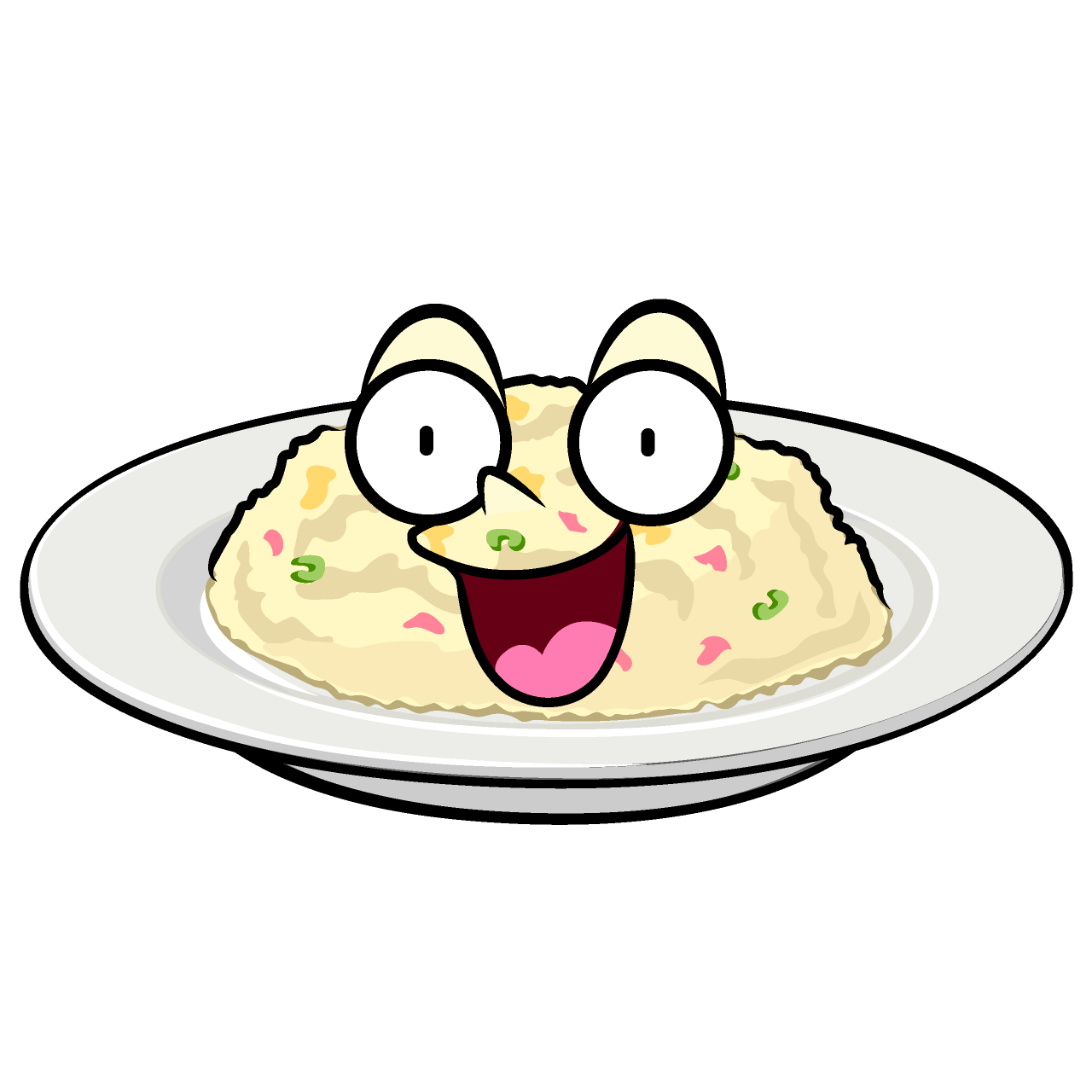 驚くチャーハン