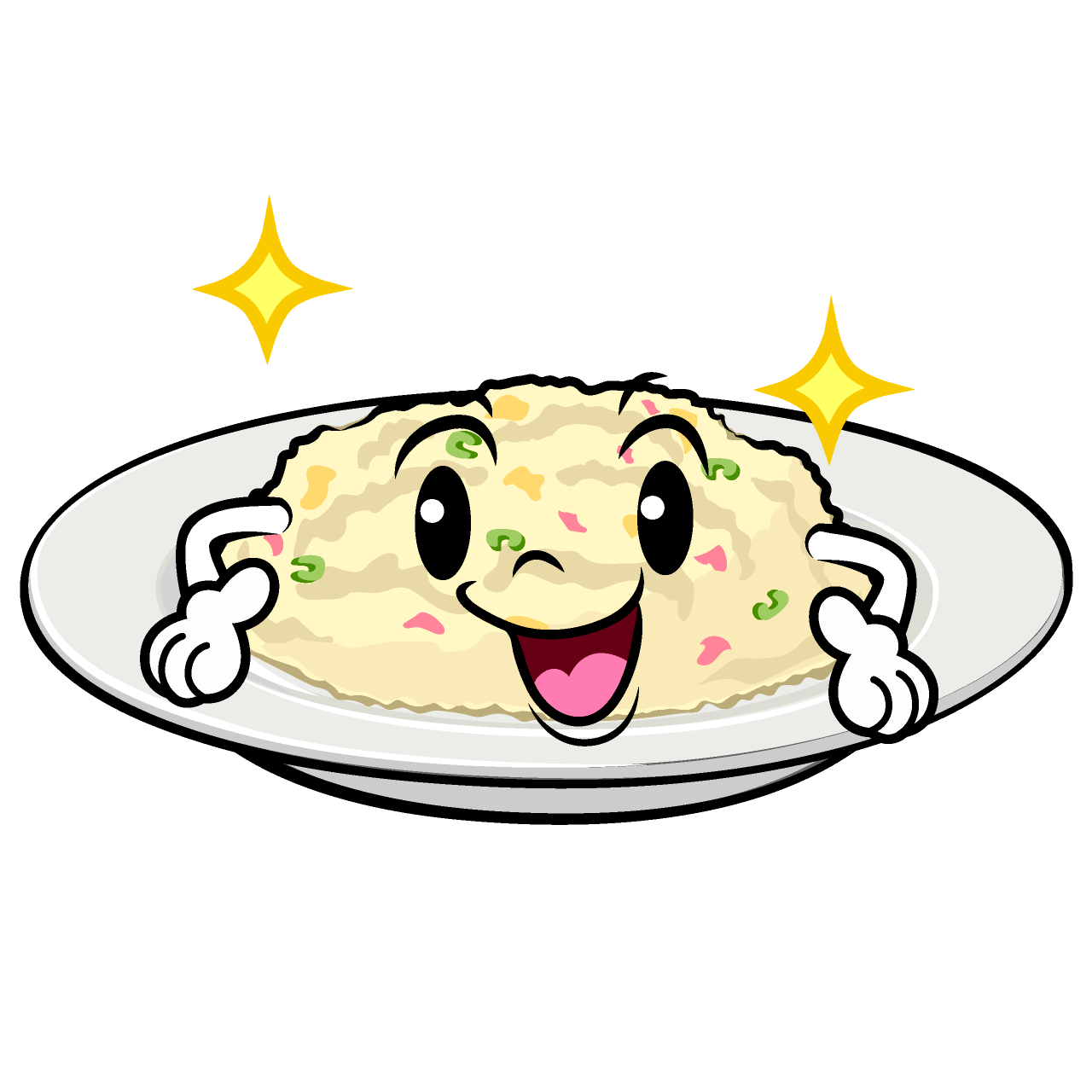 ポーズするチャーハン