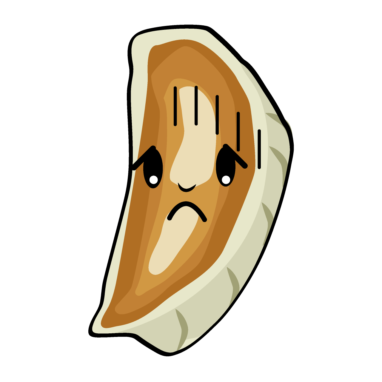 お辞儀する餃子