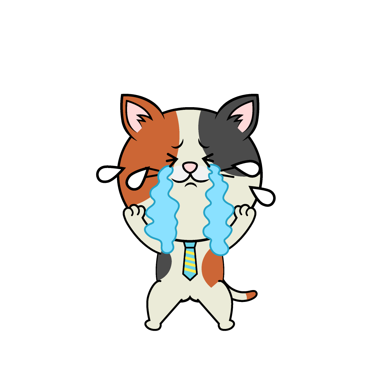 泣くねこリーマン（ミケ）
