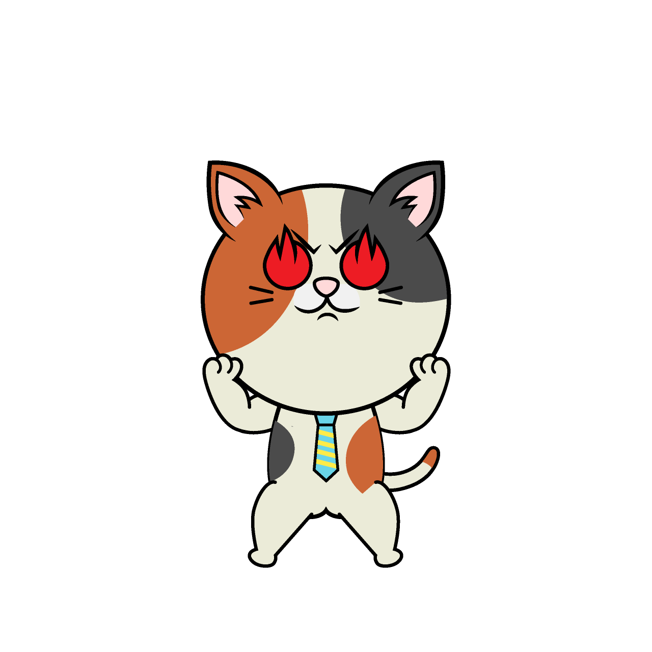 熱意のねこリーマン（ミケ）